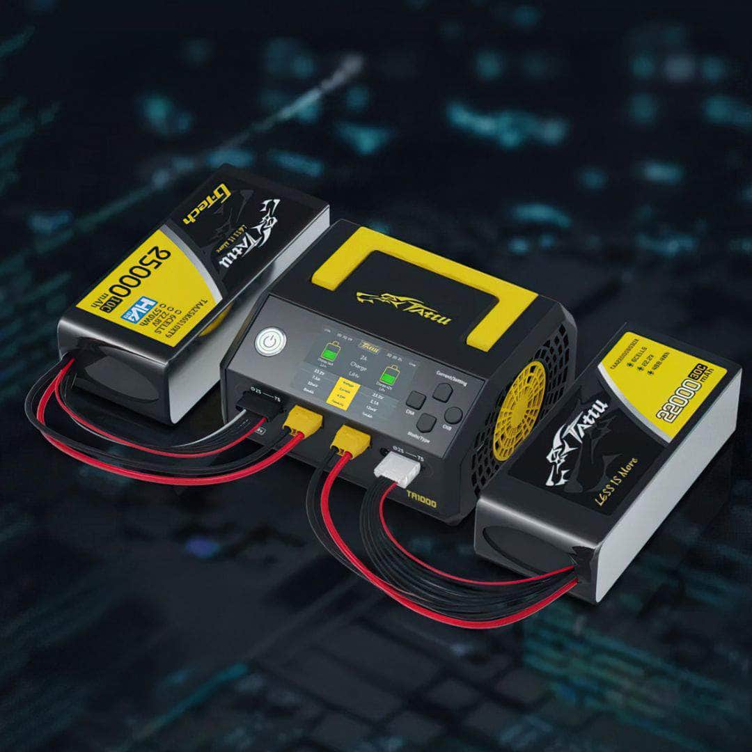  Tattu TA1000 1000W 25A/X2 1-7S G-Tech Dual-Channel LiPo Charger - XT60、mySite、merchandisen