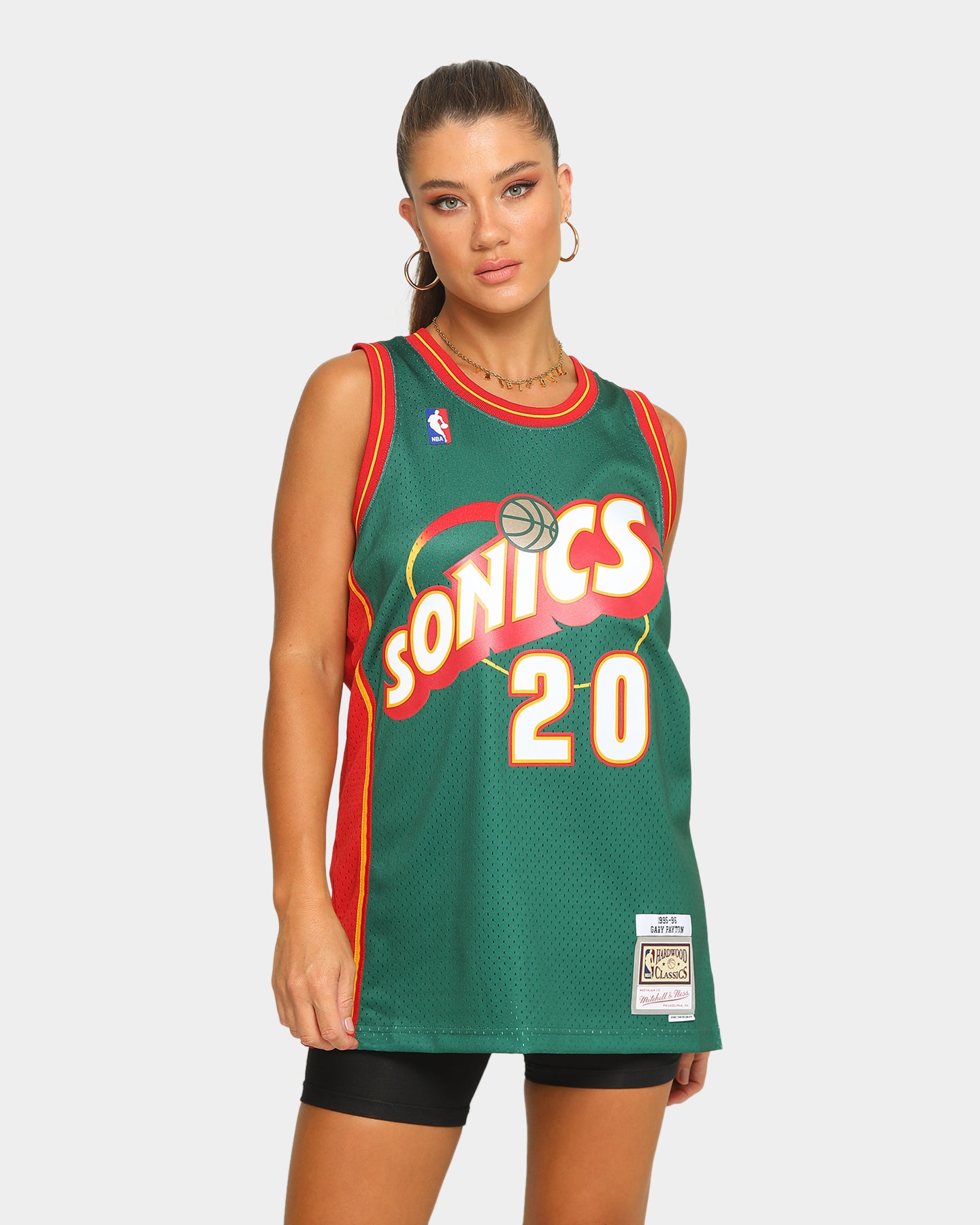 Mitchell & Ness Seattle Sonics Gary Payton '95-'96 #20 Swingman Jersey Green、mySite、zt4zffjzw