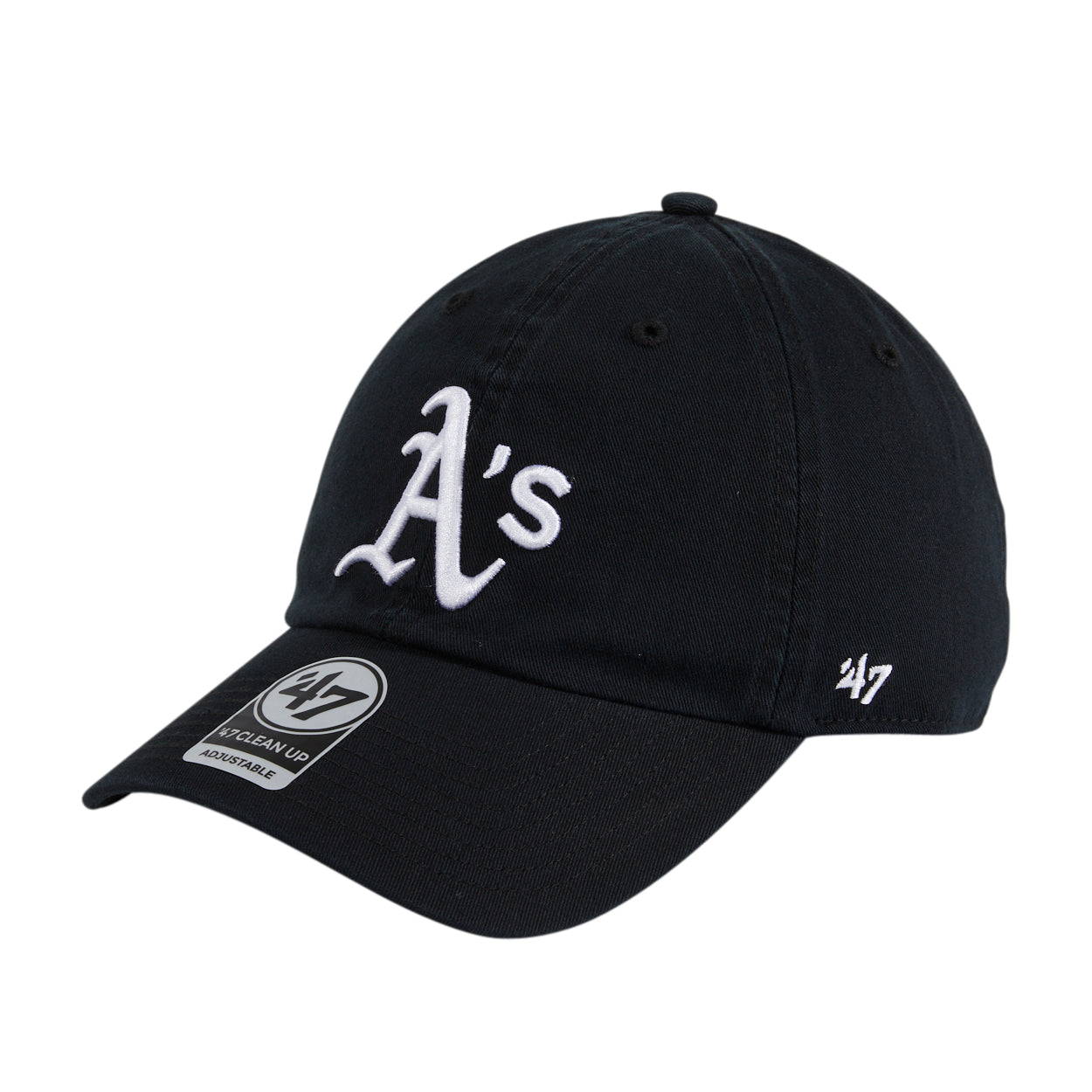 47 Brand Cleanup Oakland Athletics Adjustable Hat - Black, White、mySite、vikingsvslions