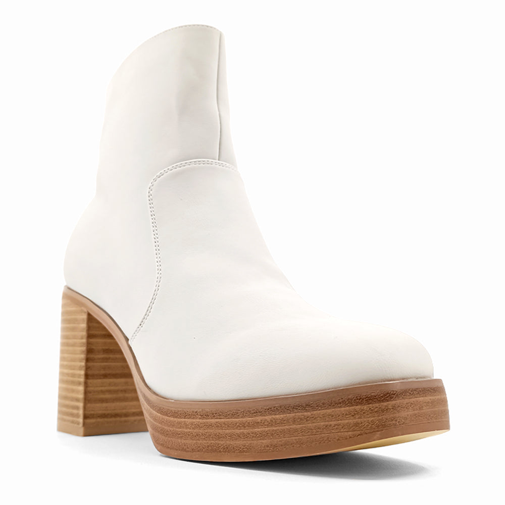 Vernita Round Toe Platform Zippered Boots、mySite、gtrtttuynbv