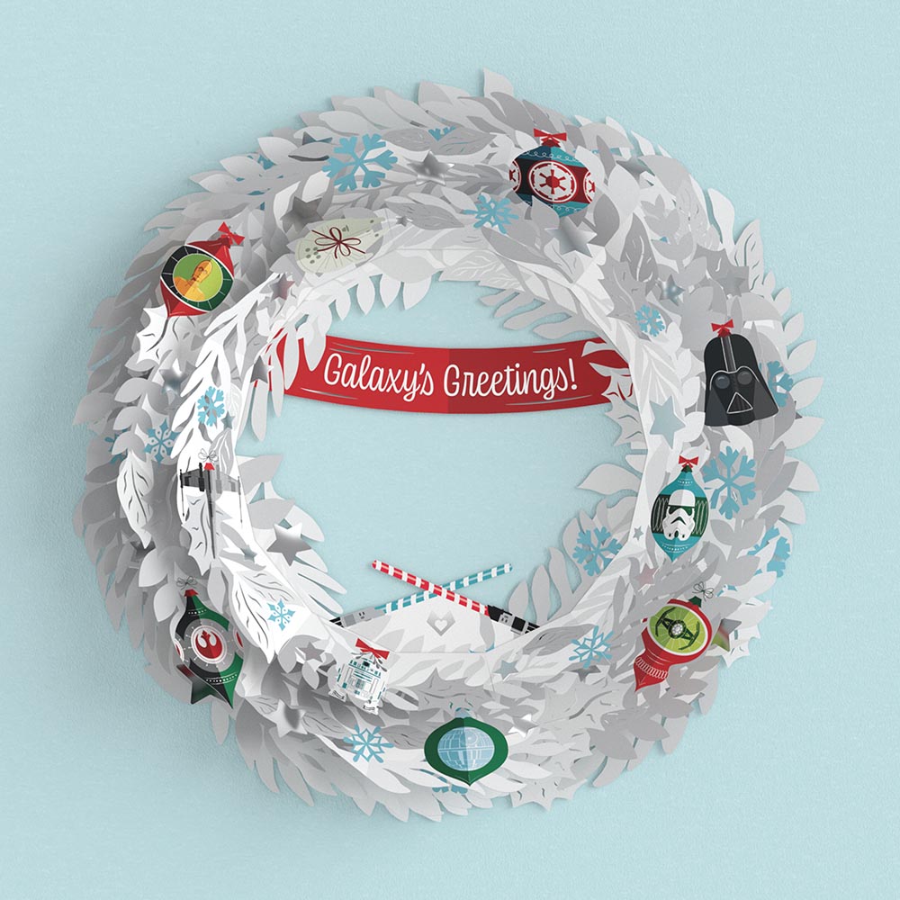 Star Wars™ Galaxy's Greetings Wreath、mySite、solidvoid