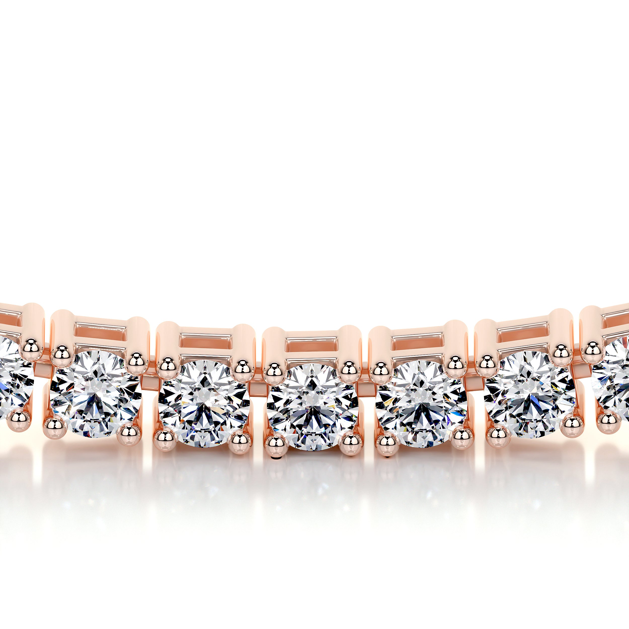 Callie Diamond Tennis Necklace Collier (6.00 Carat) -14K Rose Gold、mySite、hinf8tx79