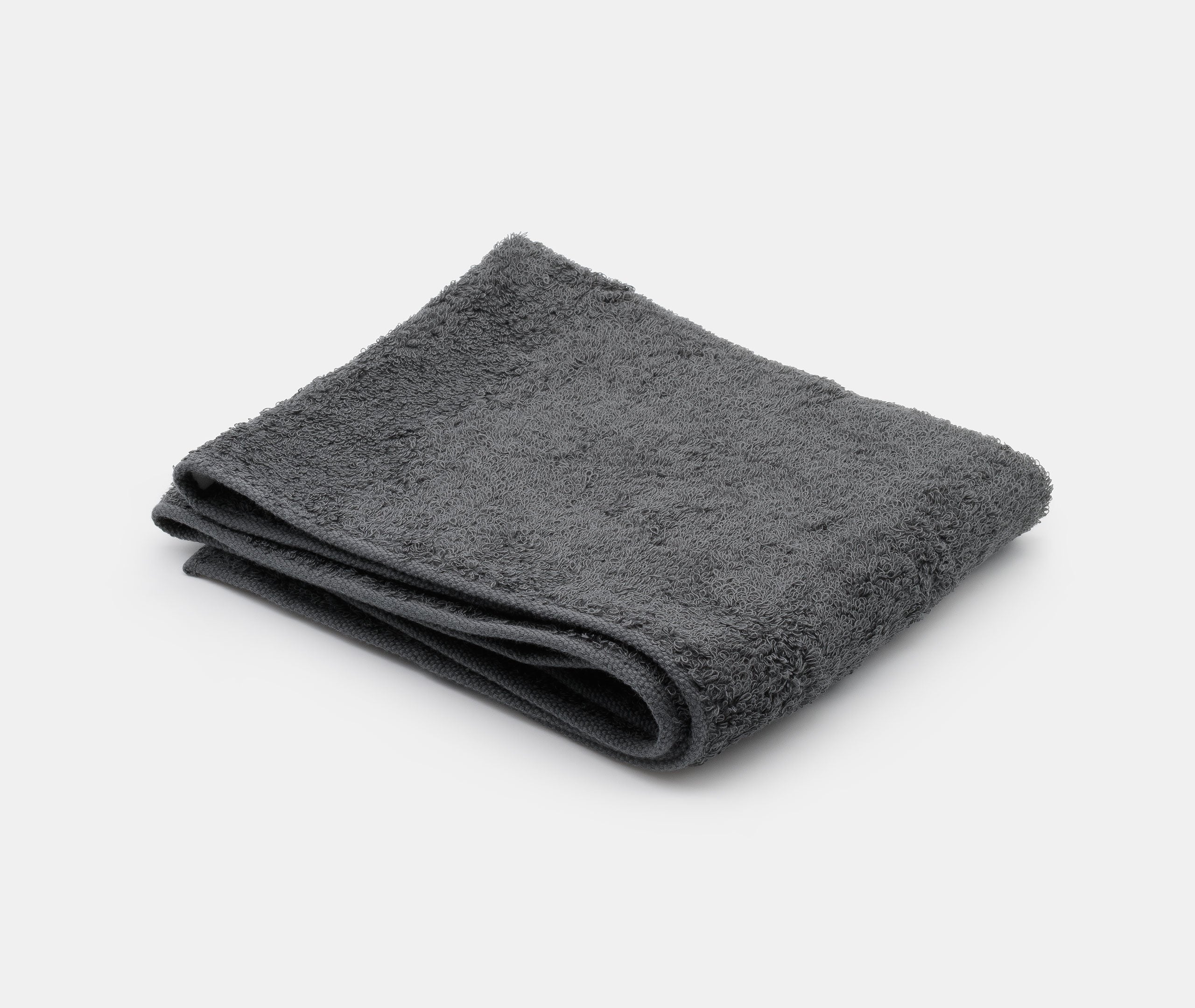 Organic Cotton Face Towel - Charcoal Grey、mySite、topwebapps