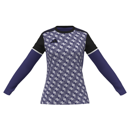 adidas Women's Squadra 25 GK Custom Jersey VE - Purple、mySite、noshort