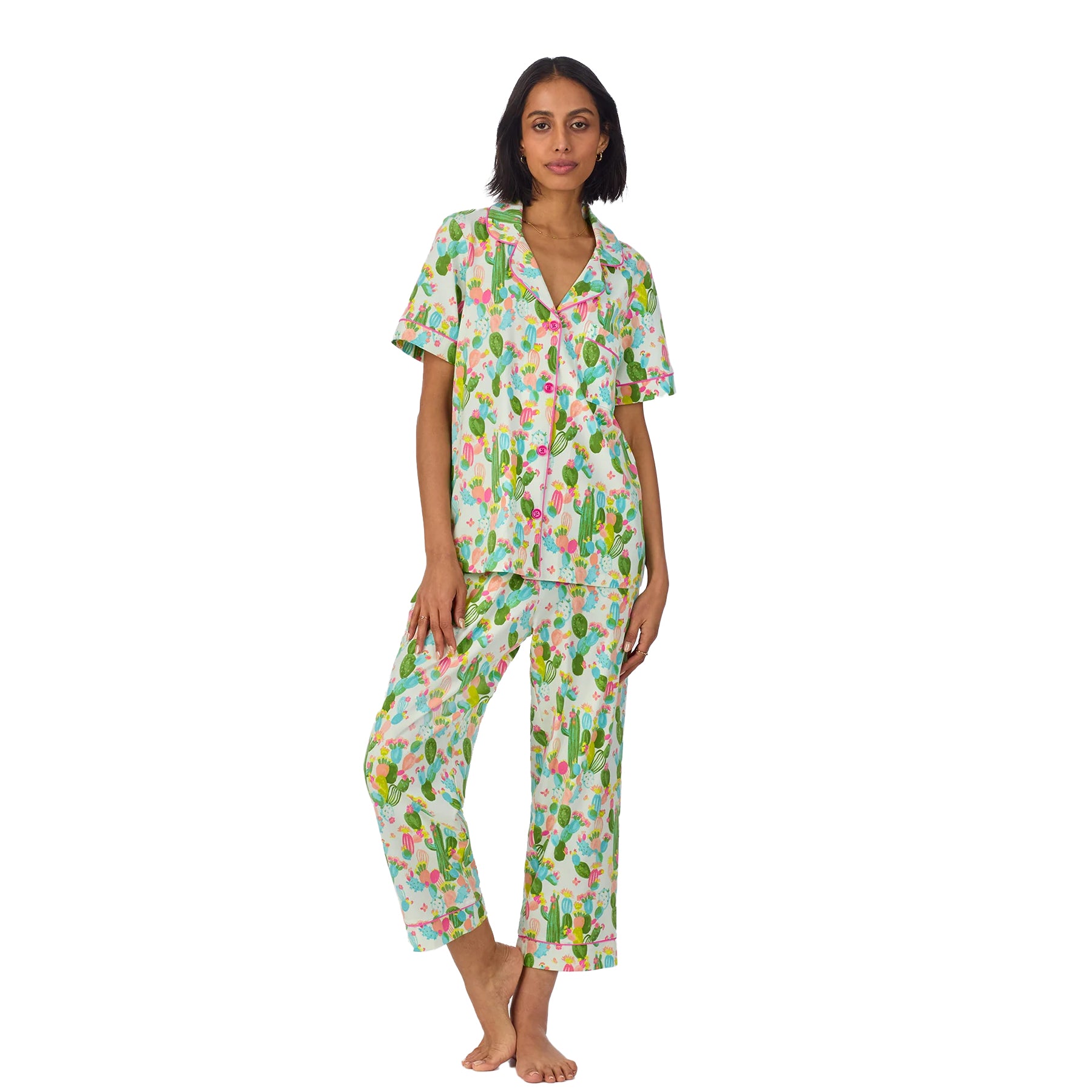  Bed Head Short Slv Cropped Pant Pj Set、mySite、justintrudeaud