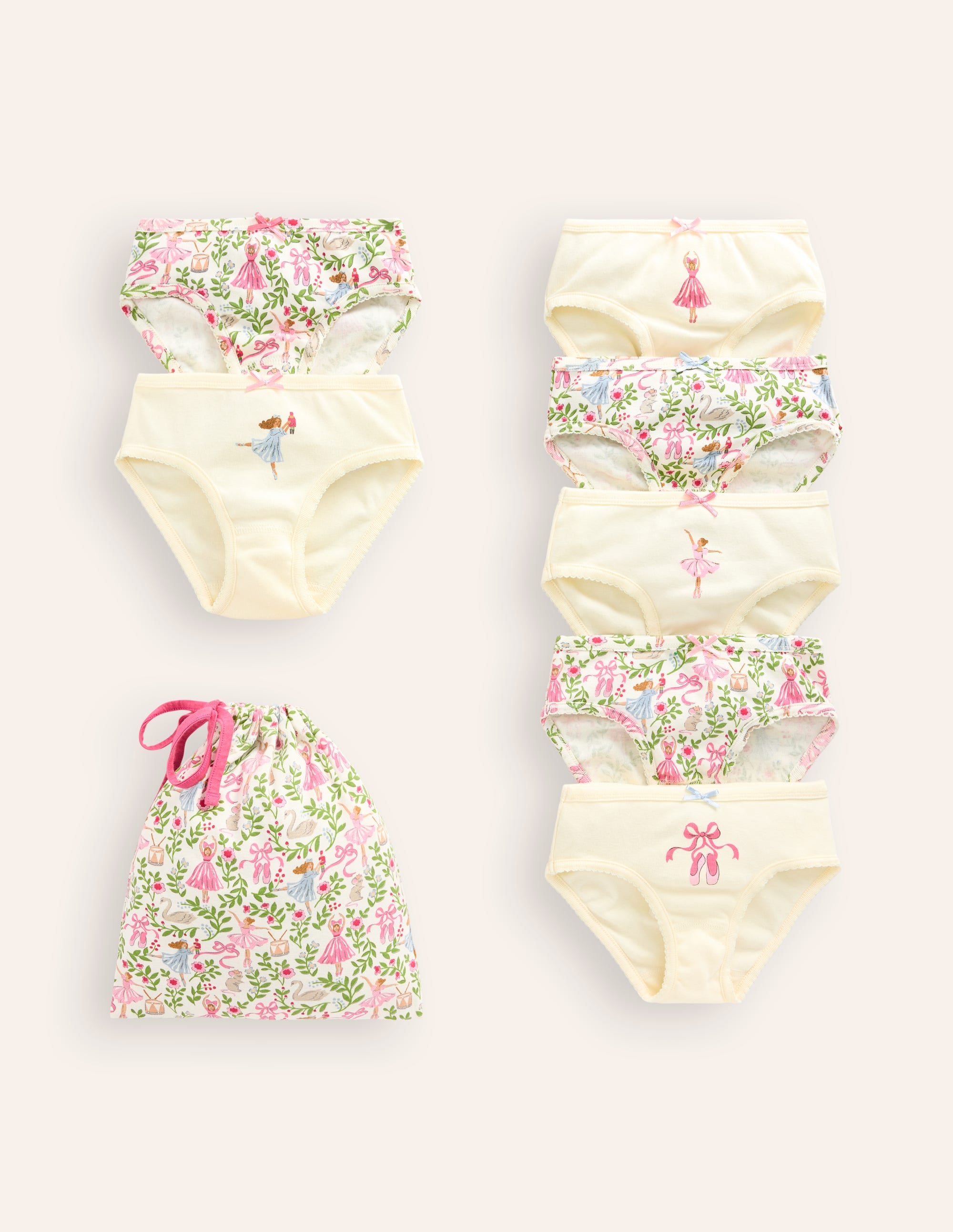  Pants 7 Pack-Ivory Ballet Toile、mySite、ashleygrahame