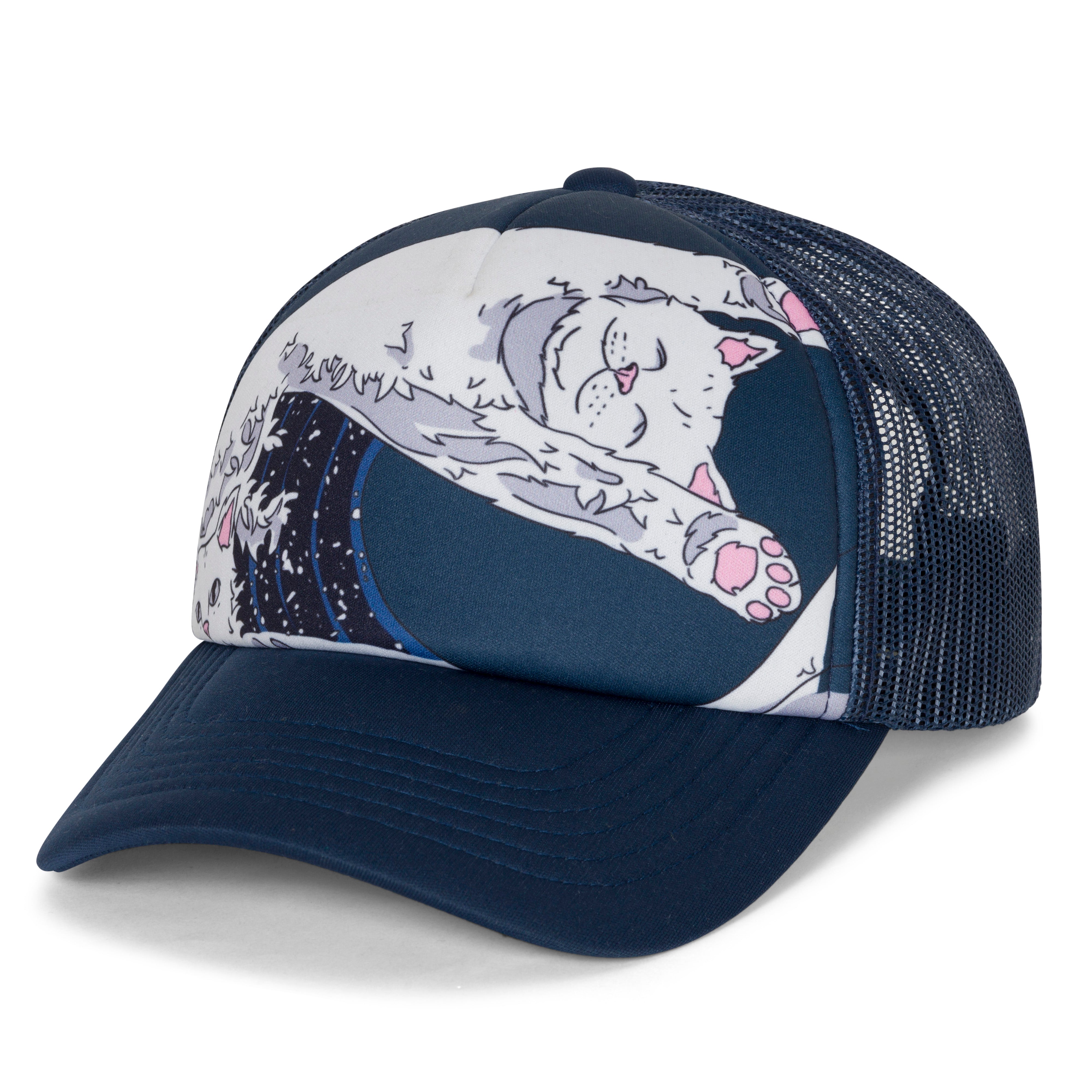  Great Wave Trucker Hat (Slate)、mySite、merchandisen