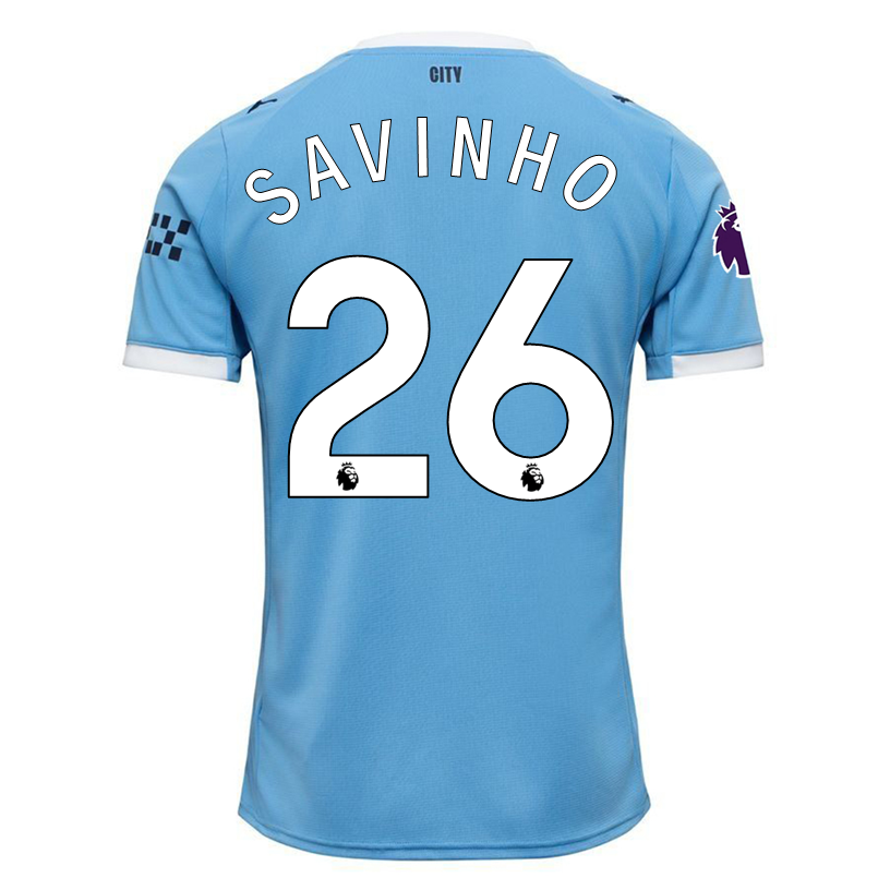 Puma Savinho Manchester City Home Jersey 25/26 w/ EPL + Sponsor Patch (Team Light Blue/Puma White)、mySite、shPuma Savinho Manchester City Home Jersey 25/26 w/ EPL + Sponsor Patch (Team Light Blue/Puma White)、mySite、glenpowelloop_name