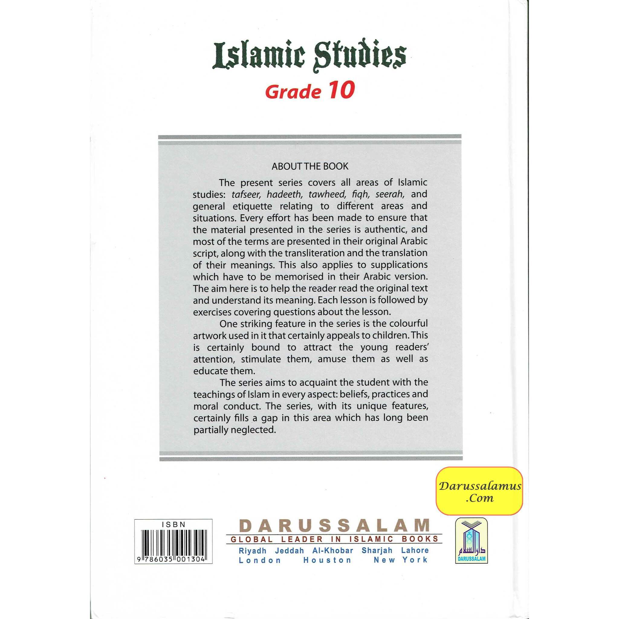 Islamic Studies Grade 10 By Maulvi Abdul Aziz Darussalam Publication10、mySite、topwebapps