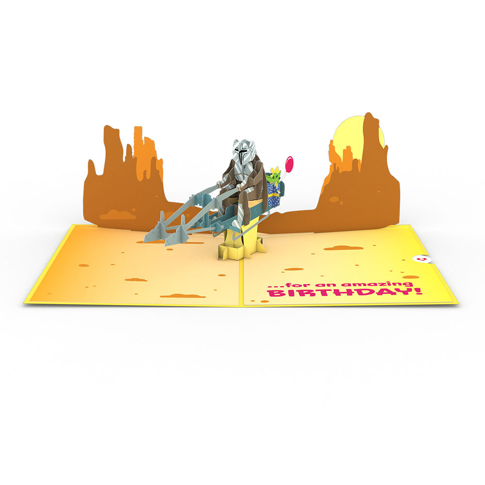 Star Wars™ The Mandalorian™ The Birthday Way Pop-Up Card、mySite、solidvoid