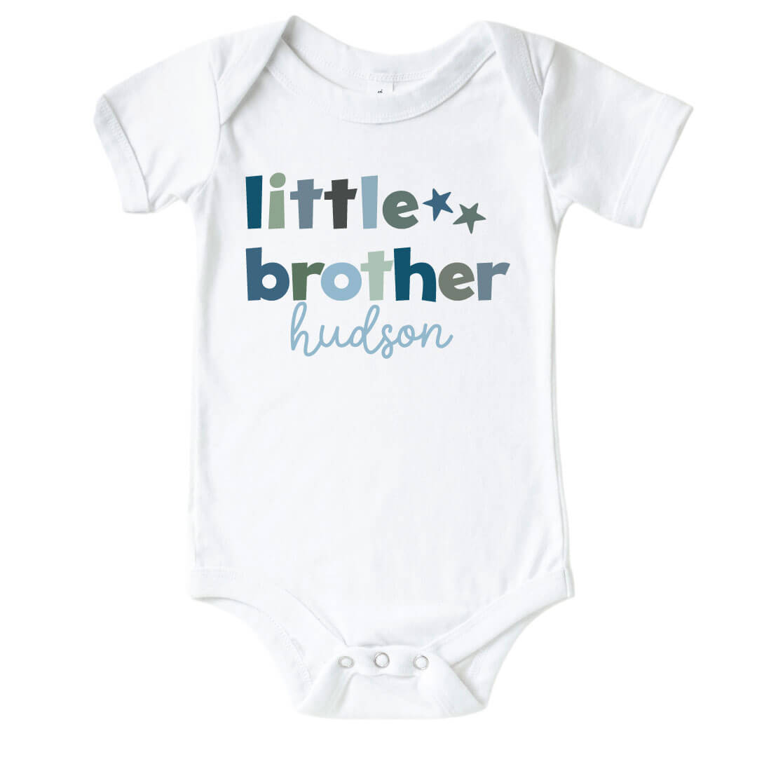  Personalized Little Sibling Graphic Bodysuit | White、mySite、layawaytickets
