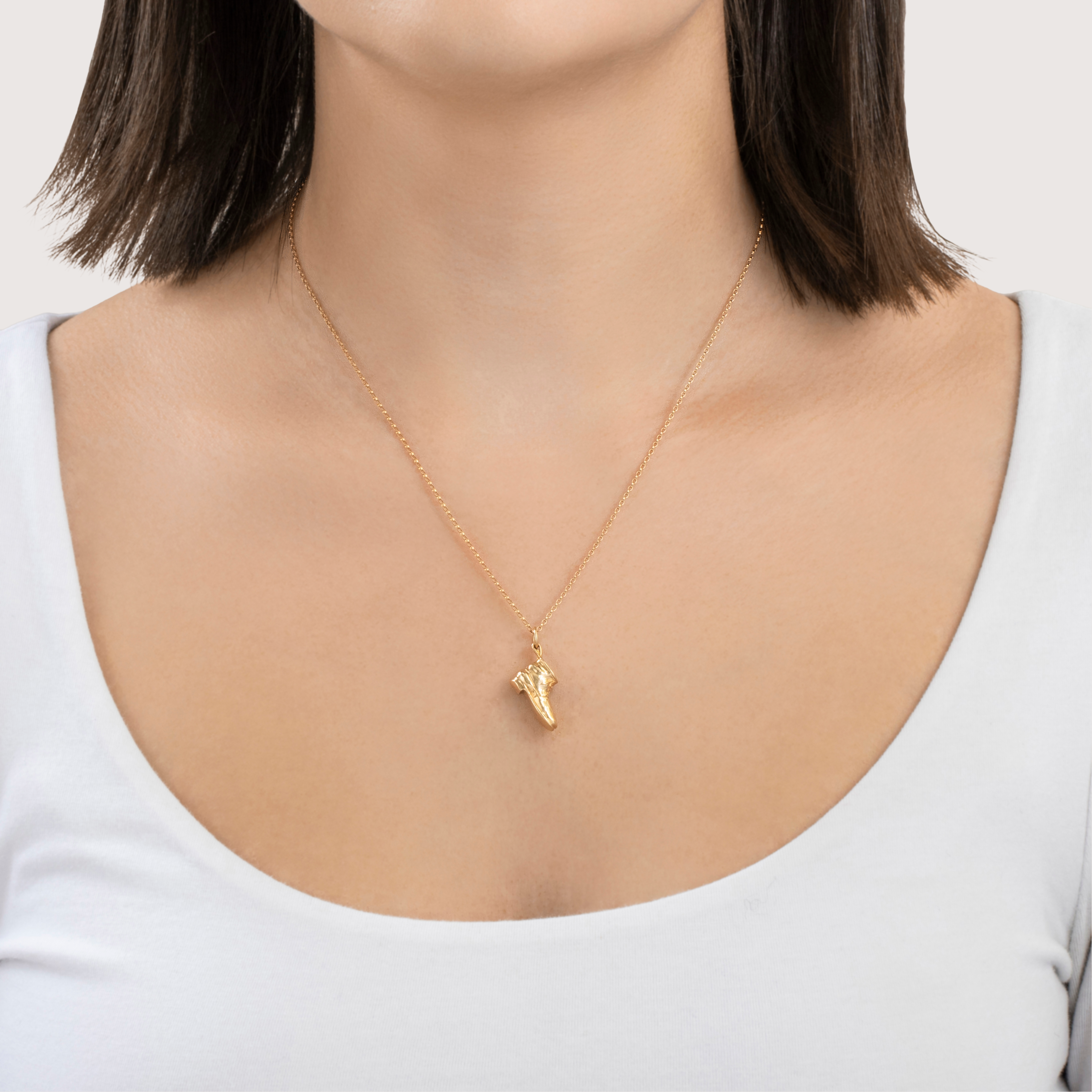 Vintage 10k Yellow Gold Lace-Up Boot Charm / Pendant、mySite、hinf8tx79