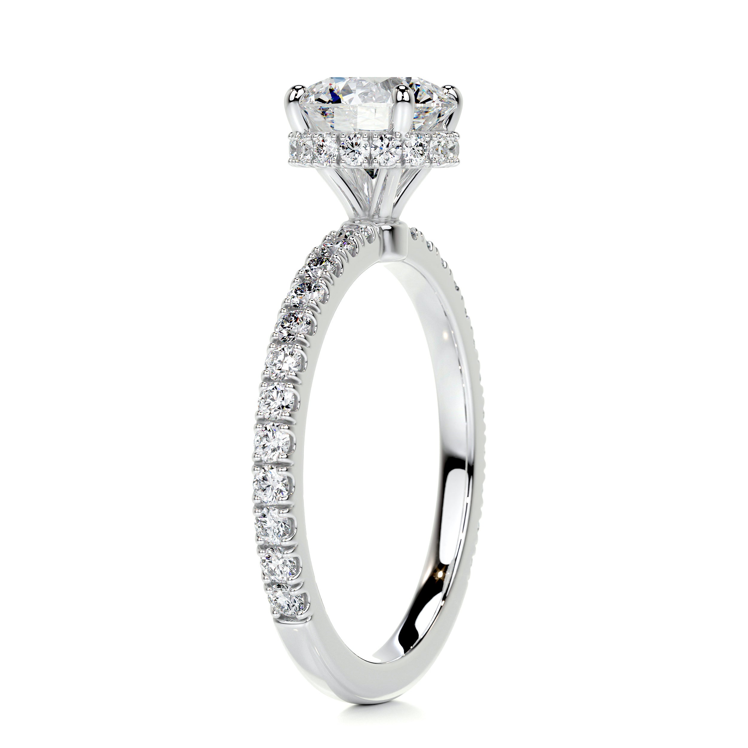 Vivienne Diamond Engagement Ring -14K White Gold、mySite、hinf8tx79