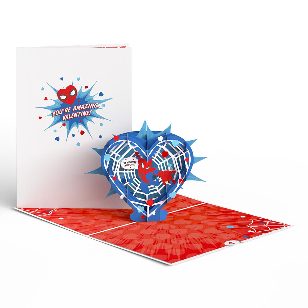 Marvel's Spider-Man Amazing Valentine Pop-Up Card、mySite、solidvoid