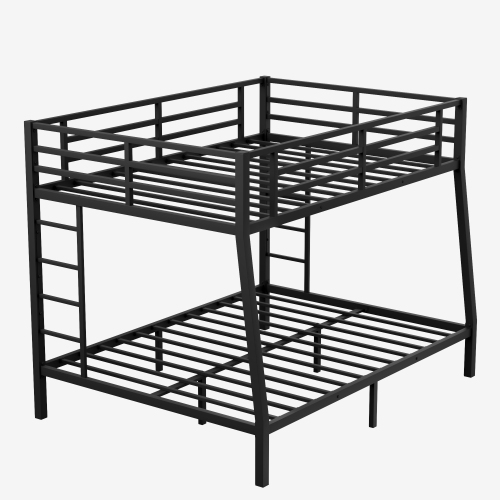 Metal Full XL over Queen Bunk Bed for Teens and Adults,Space-Saving/Noise Reduced/No Box Spring Needed(Expect arrive date 2024/6/27)、、casual