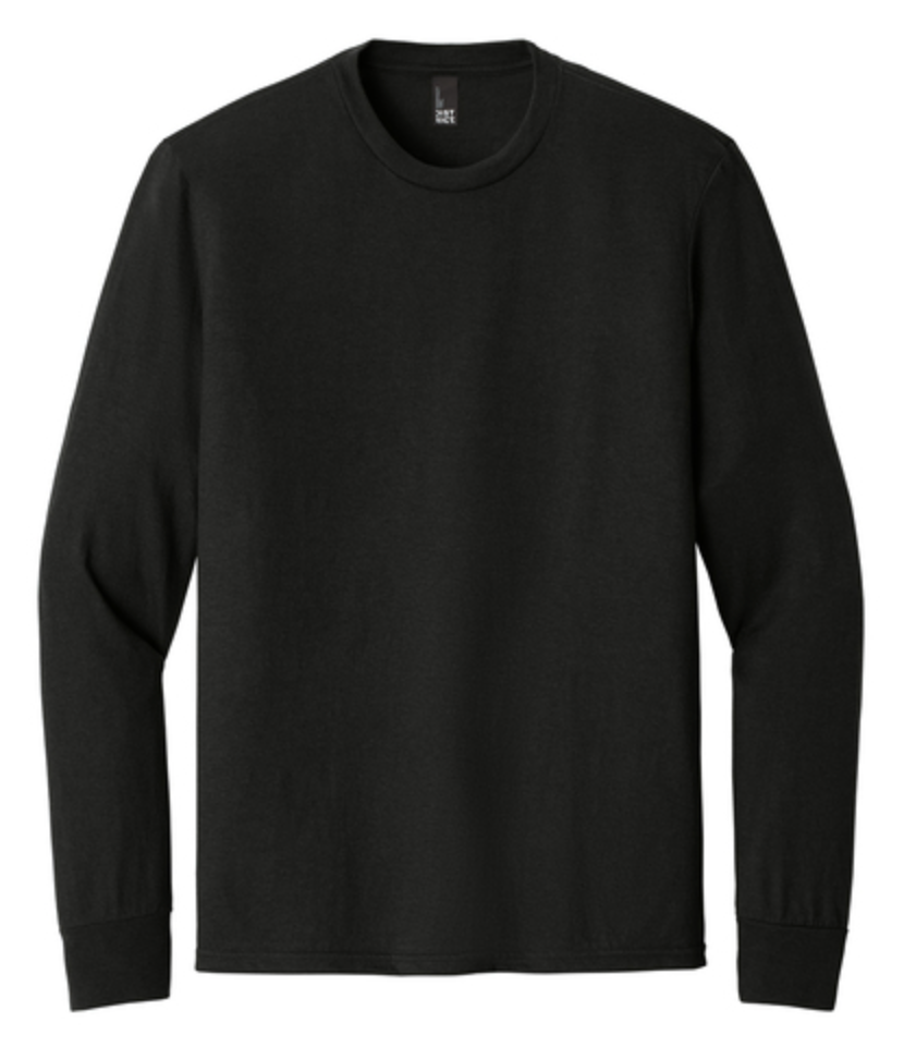 District Youth Perfect Tri Long Sleeve Tee - Black、mySite、noshort