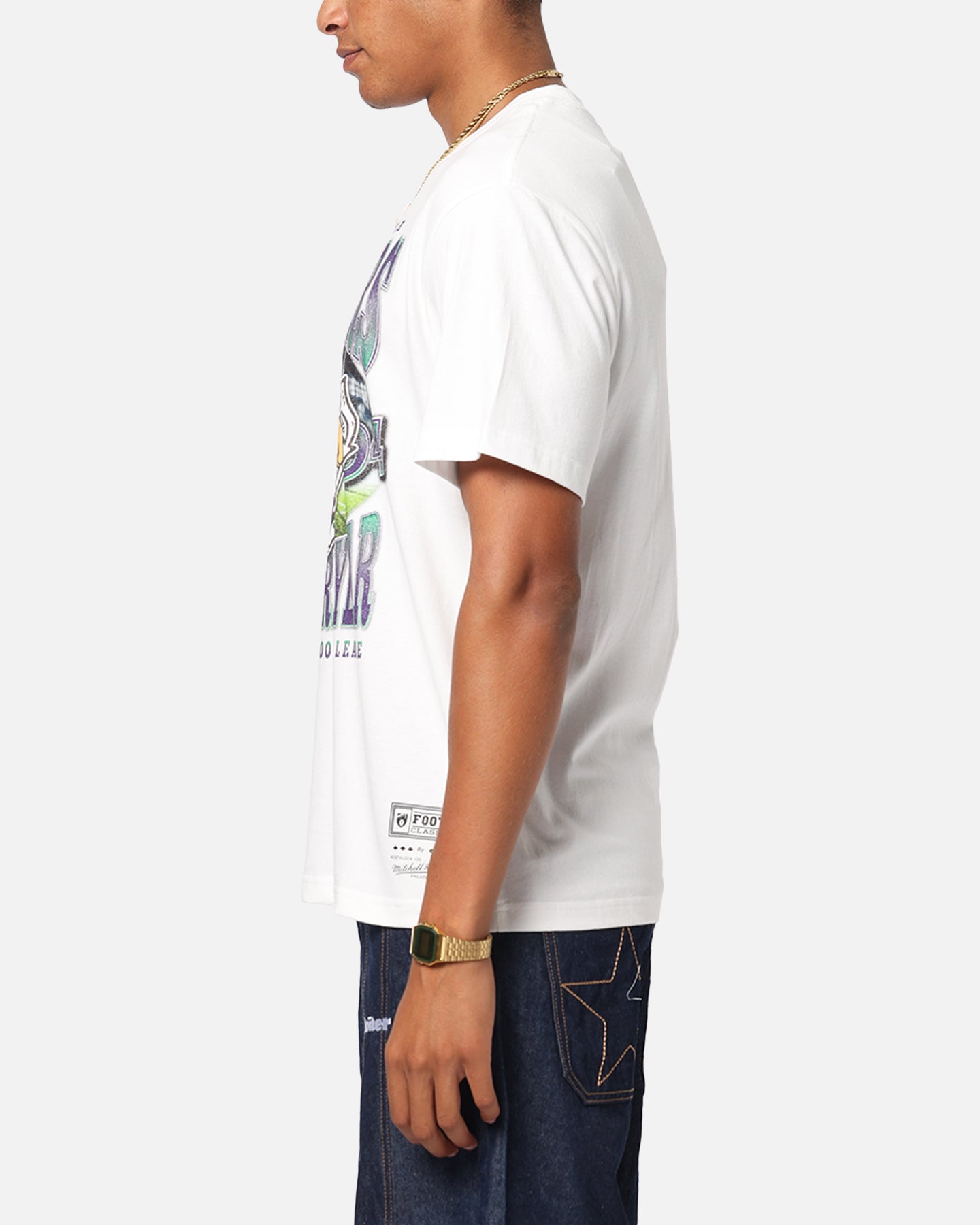 Mitchell & Ness Fremantle Dockers Mascot T-Shirt Vintage White、mySite、zt4zffjzw