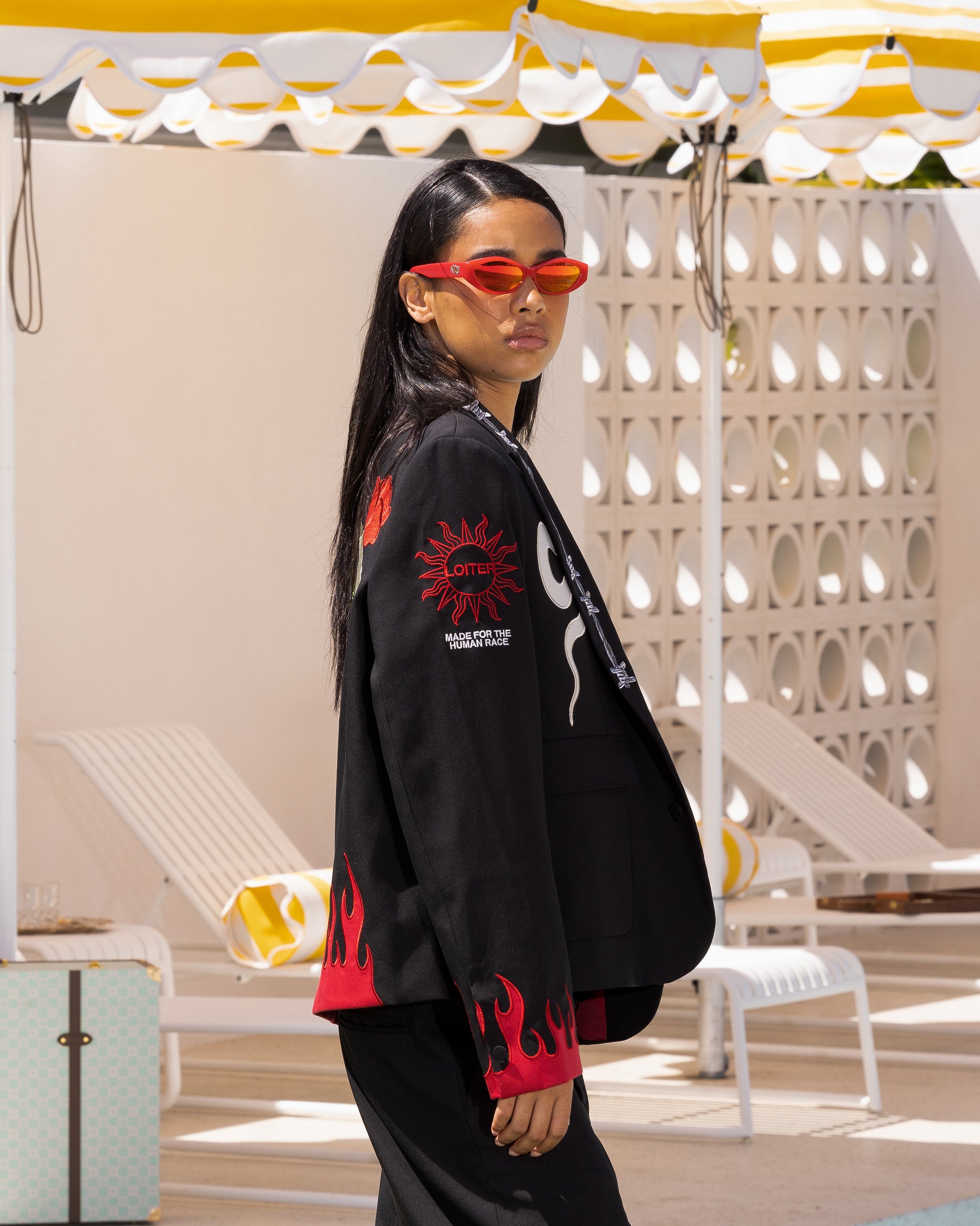 Loiter Western Blazer Jacket Black、mySite、zt4zffjzw