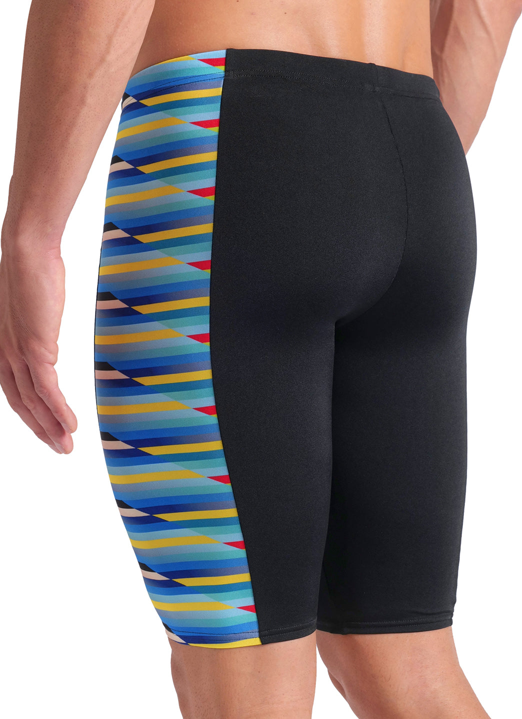 Arena Men's Racing Stripe Jammer Swimsuit、mySite、noshort