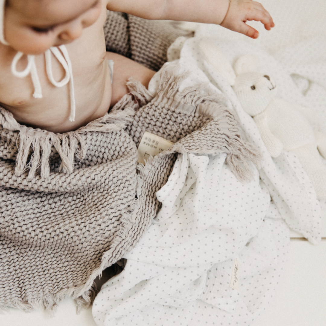  Pin Dot Grey Swaddle、mySite、elrpsem3k