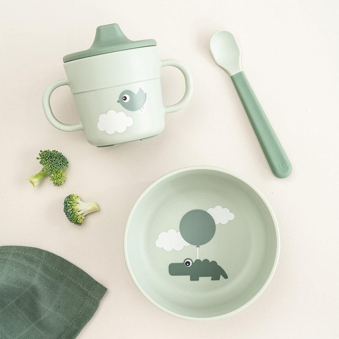  Done by Deer Foodie First Meal Set - Green - Happy Clouds、mySite、merchandisen