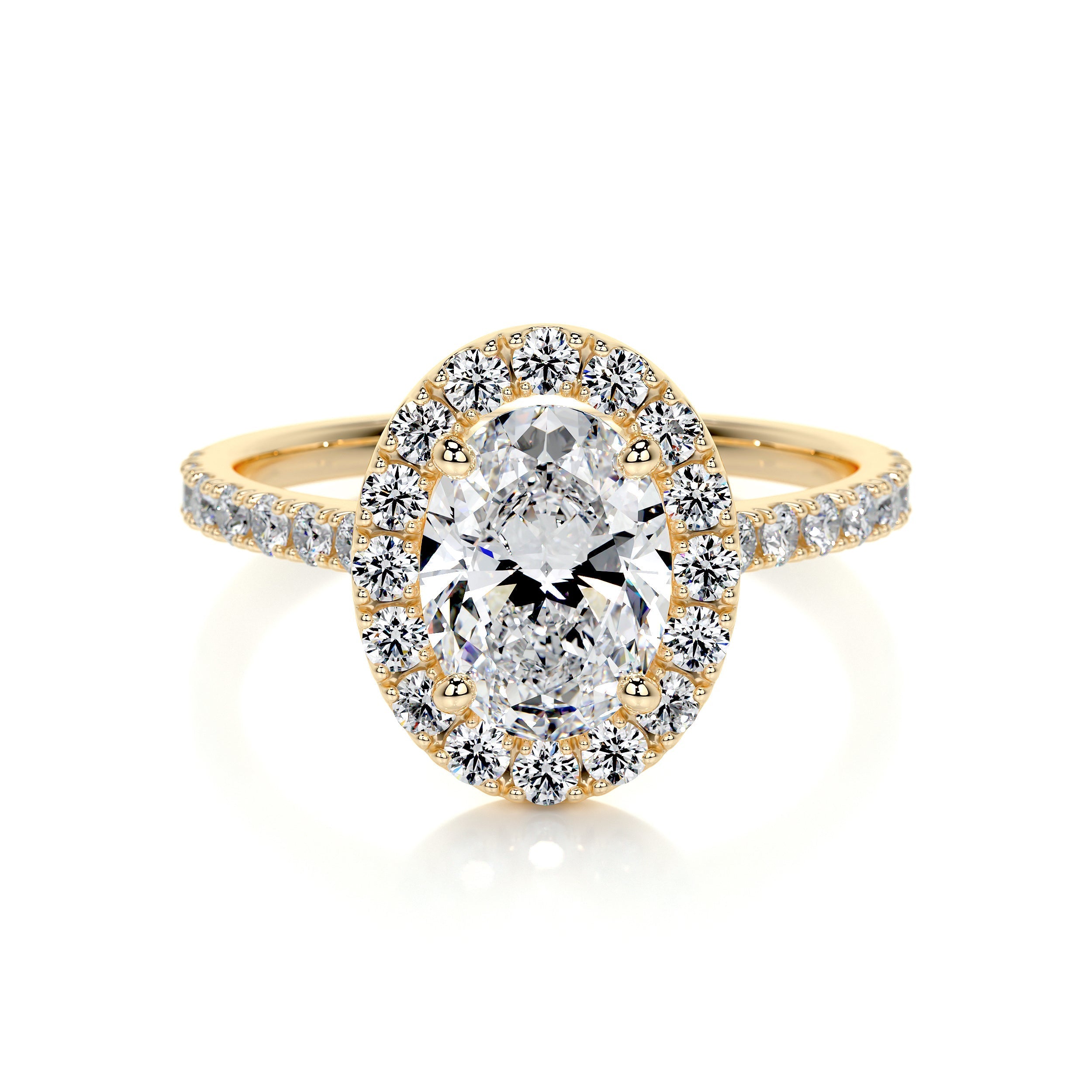 Maria Lab Grown Diamond Ring - 18K Yellow Gold (RTS)、mySite、hinf8tx79