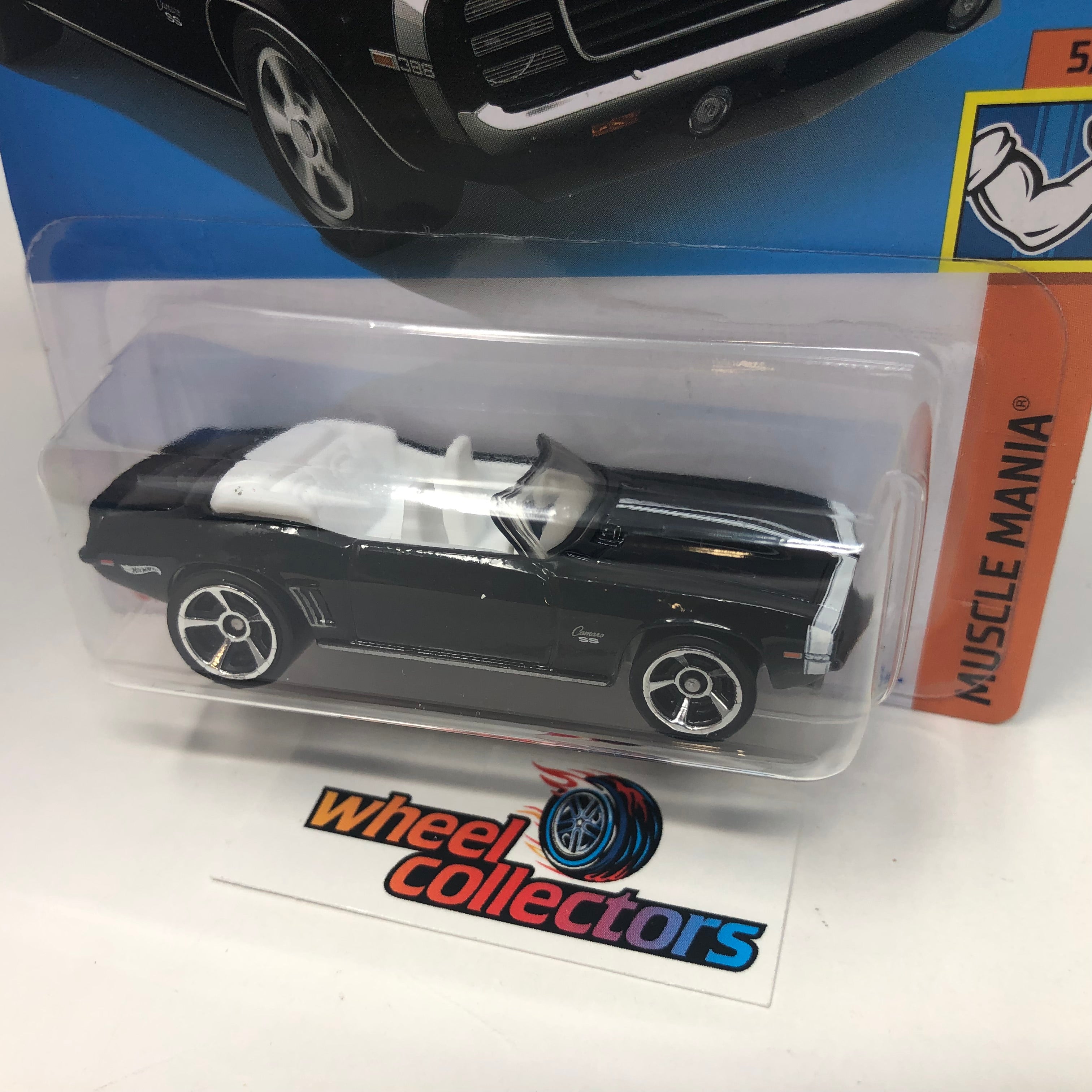 '69 Camaro Convertible #222 * Black * 2022 Hot Wheels Case M、mySite、hgirdovlk