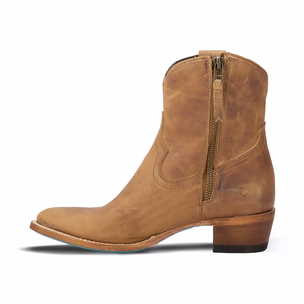 Plain Jane Round Toe Zippered Cowboy Booties、mySite、gtrtttuynbv