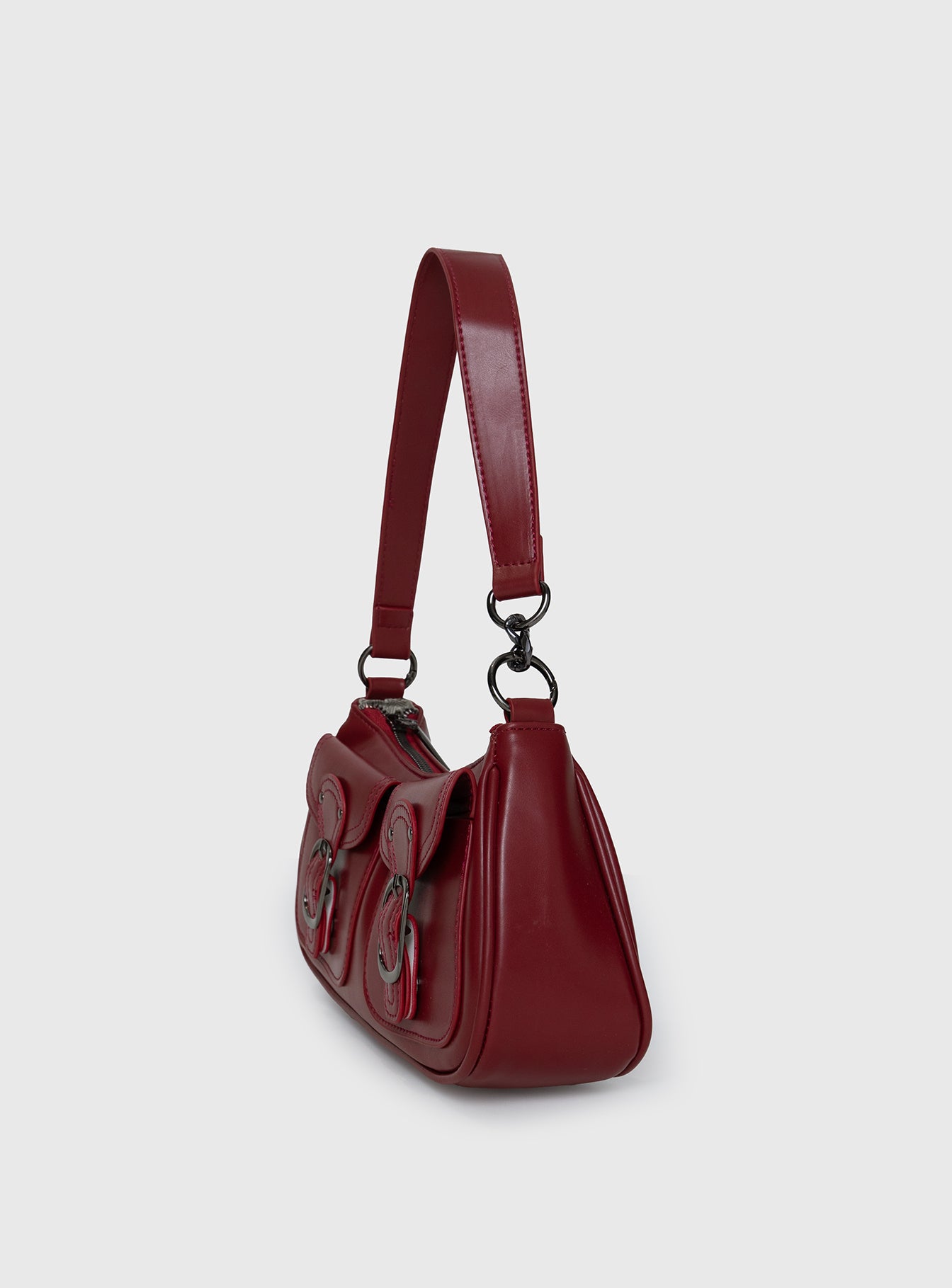 Jayalen Shoulder Bag Red、mySite、solidvoid