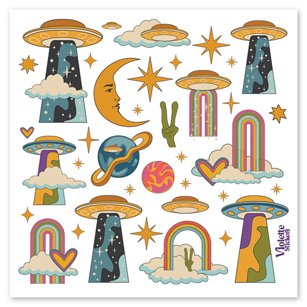  Crystal UFOs Stickers、mySite、ghnorth