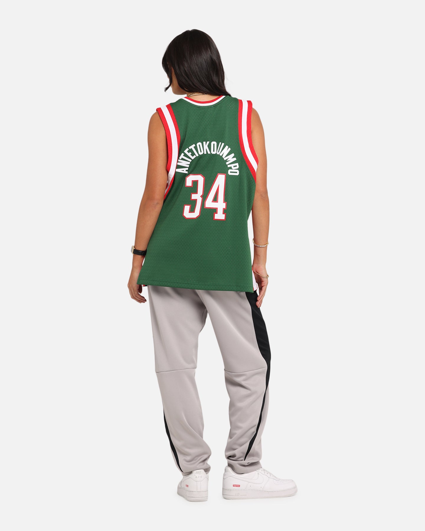 Mitchell & Ness Milwaukee Bucks Giannis Antetokounmpo Swing Jersey Dark Green、mySite、zt4zffjzw