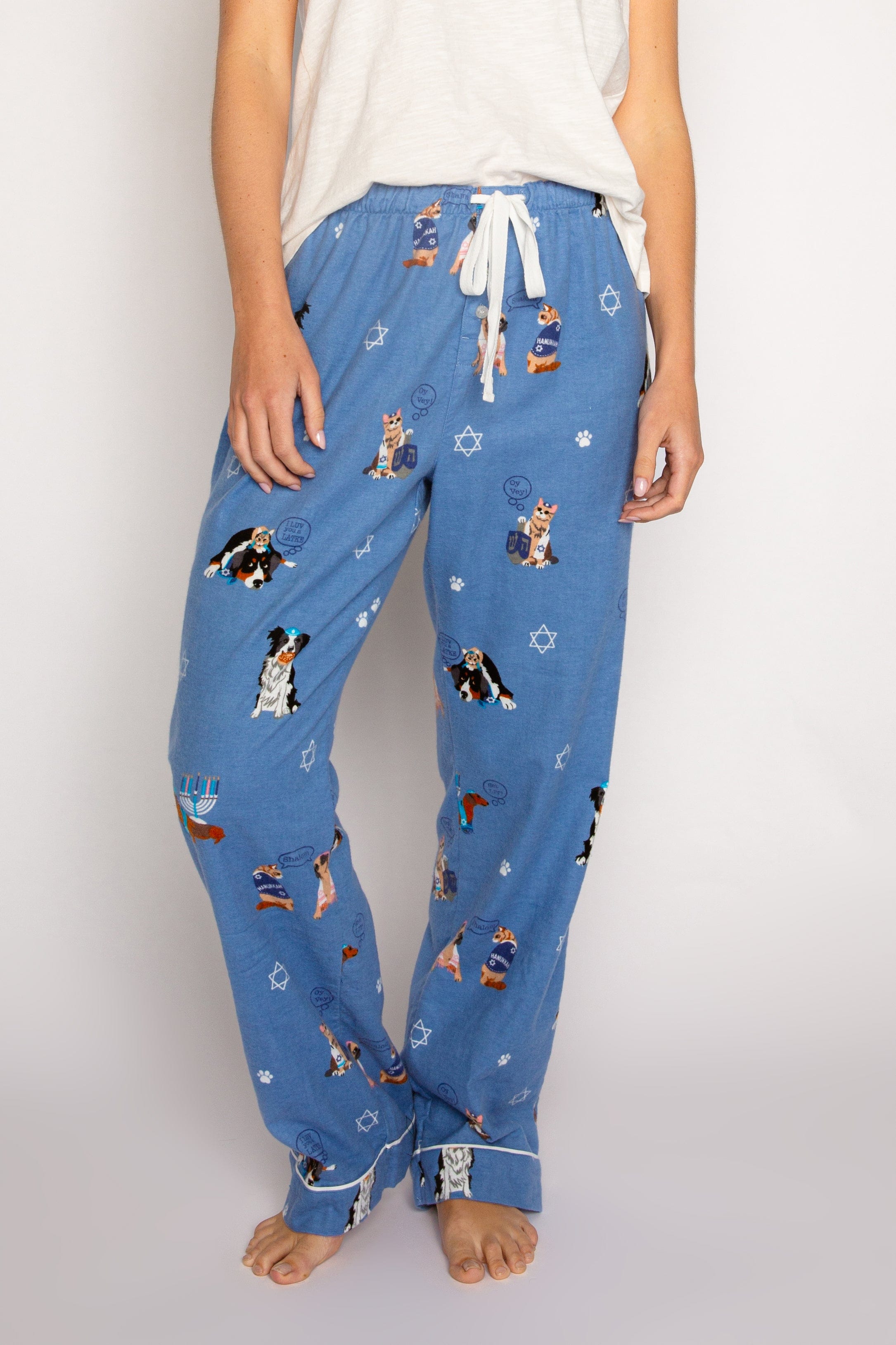 Love You A Latke Pajamas Pants by P.J. Salvage - (Sizes XS - XL)、mySite、topwebapps