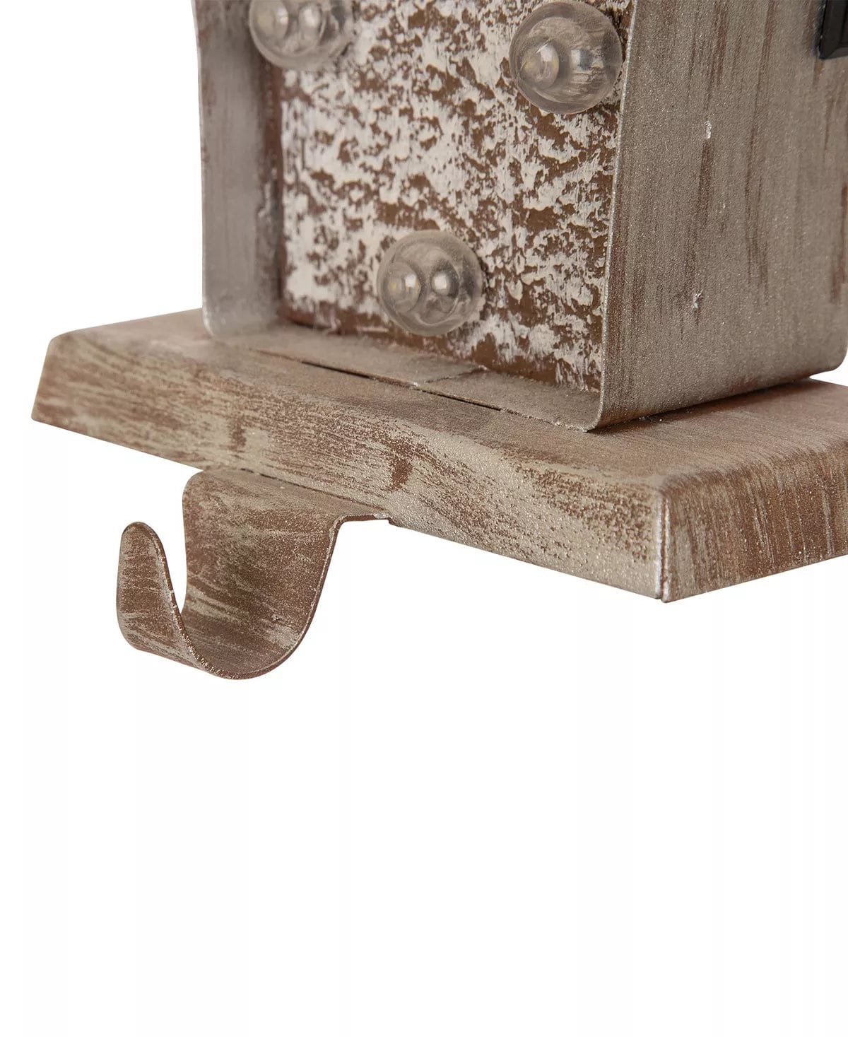 LED Wooden Giftbox Stocking Holder Christmas Collection 7.50 H Marquee Imported、mySite、g9winljtr