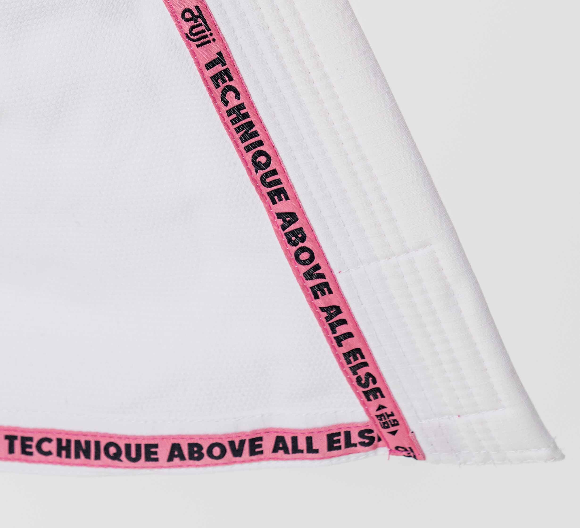 Womens Flow-Tech BJJ Gi White/Pink/Teal、mySite、gigharbornorthrealestate