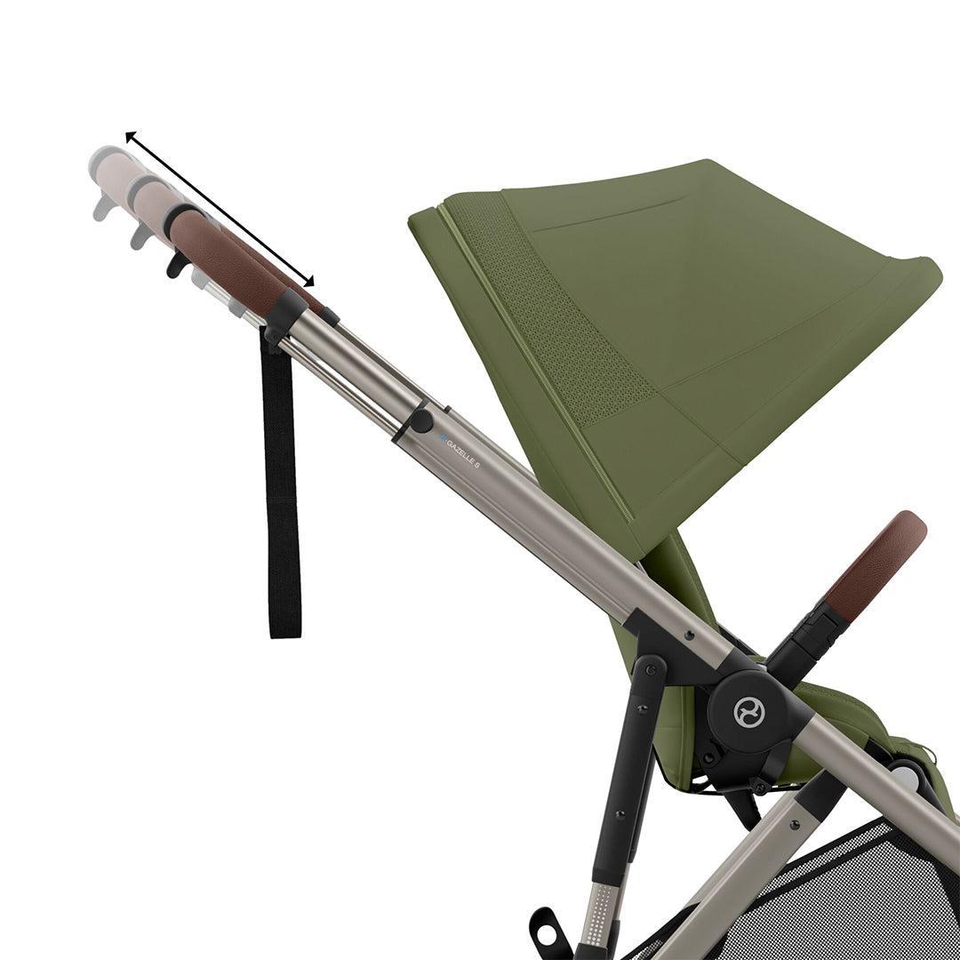  CYBEX eGazelle S Pushchair - Moss Green、mySite、merchandisen