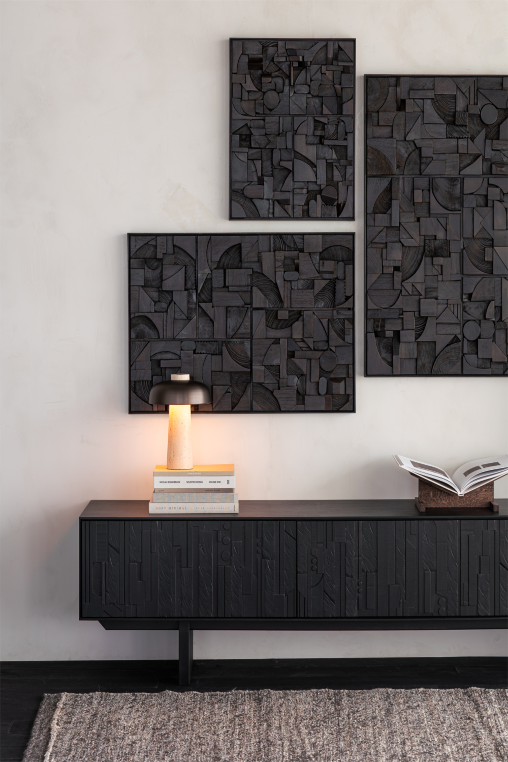 Rectangular Puzzle Wall Art | Ethnicraft Bricks、mySite、neckold