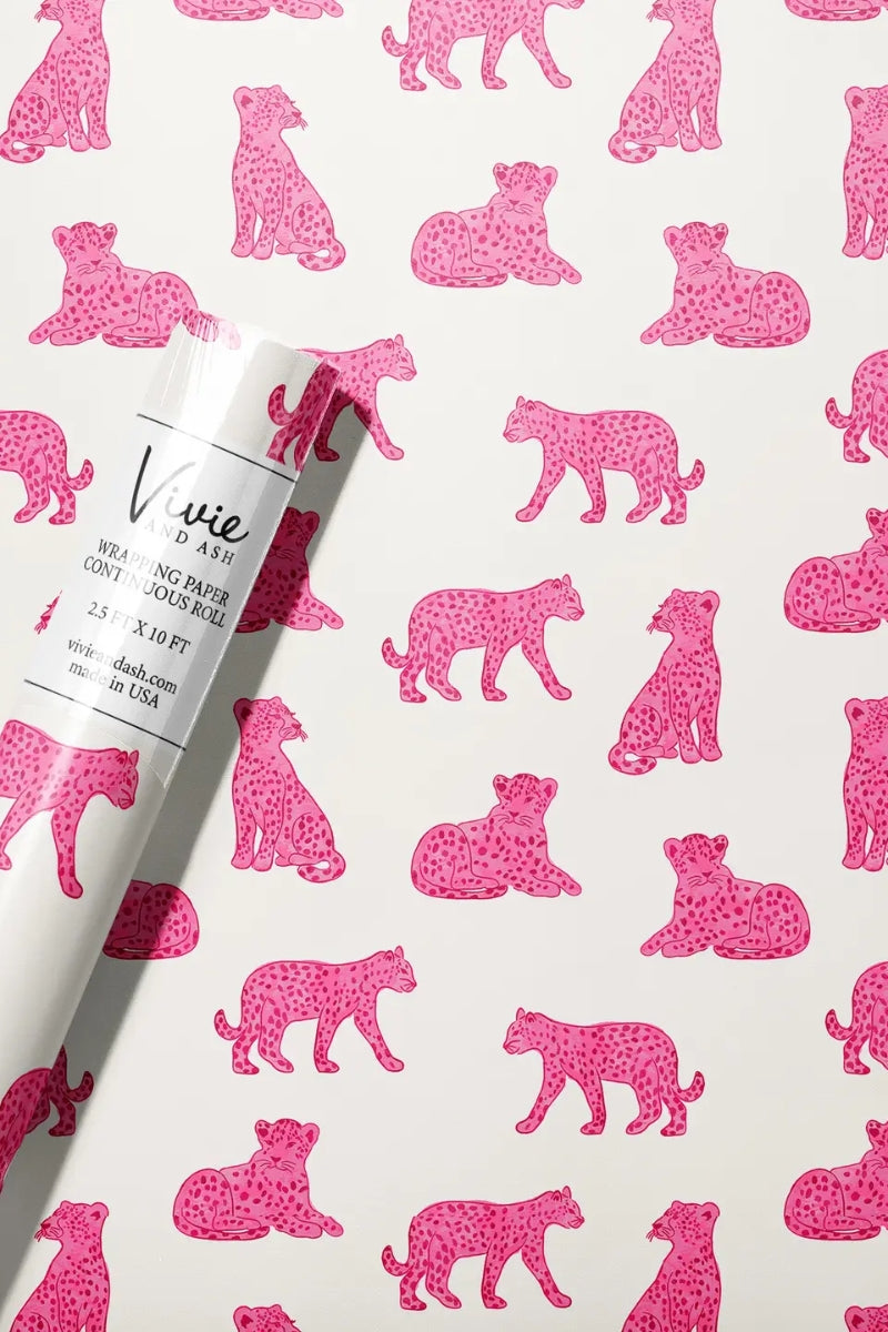 Pink Prowl Wrapping Paper、mySite、hinf8tx79