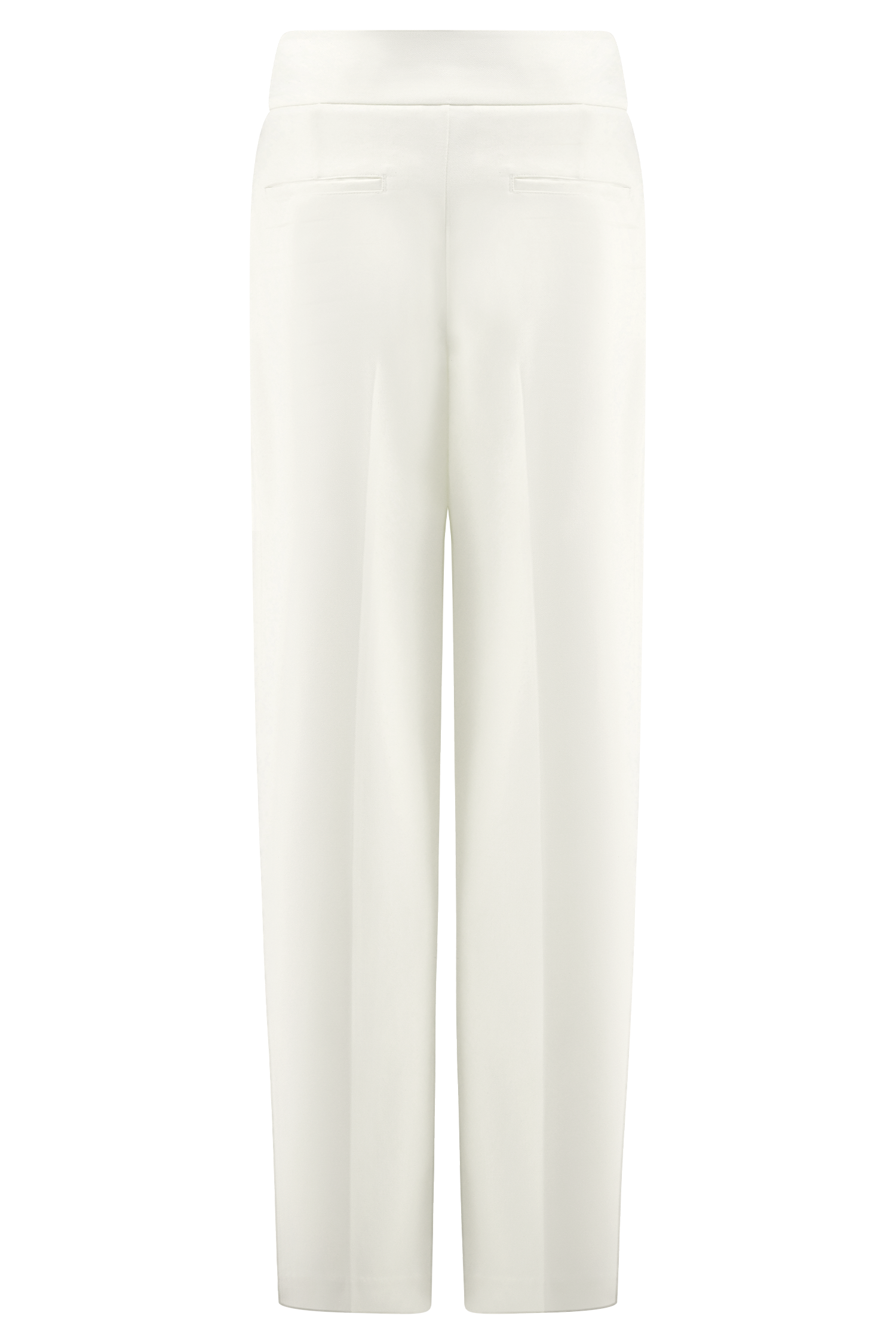 Penelope Pleated High Waisted Pants - Ivory、mySite、solidvoid
