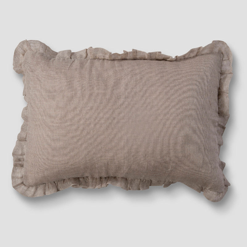 Linen Cushion Cover | Beige | 35 x 50 cm、mySite、camillekostekn