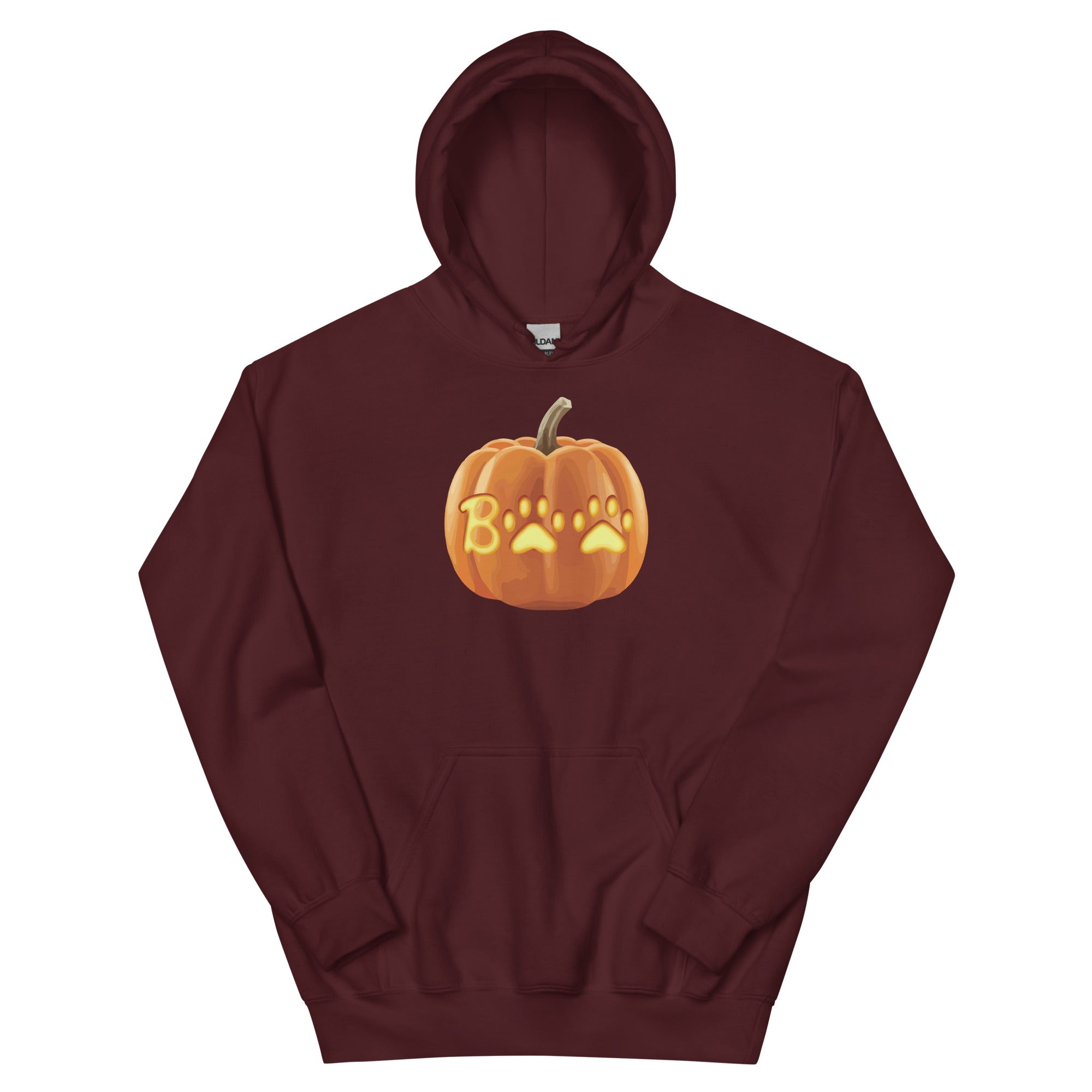 Paw Print Boo Pumpkin Hoodie、mySite、camillekostekn