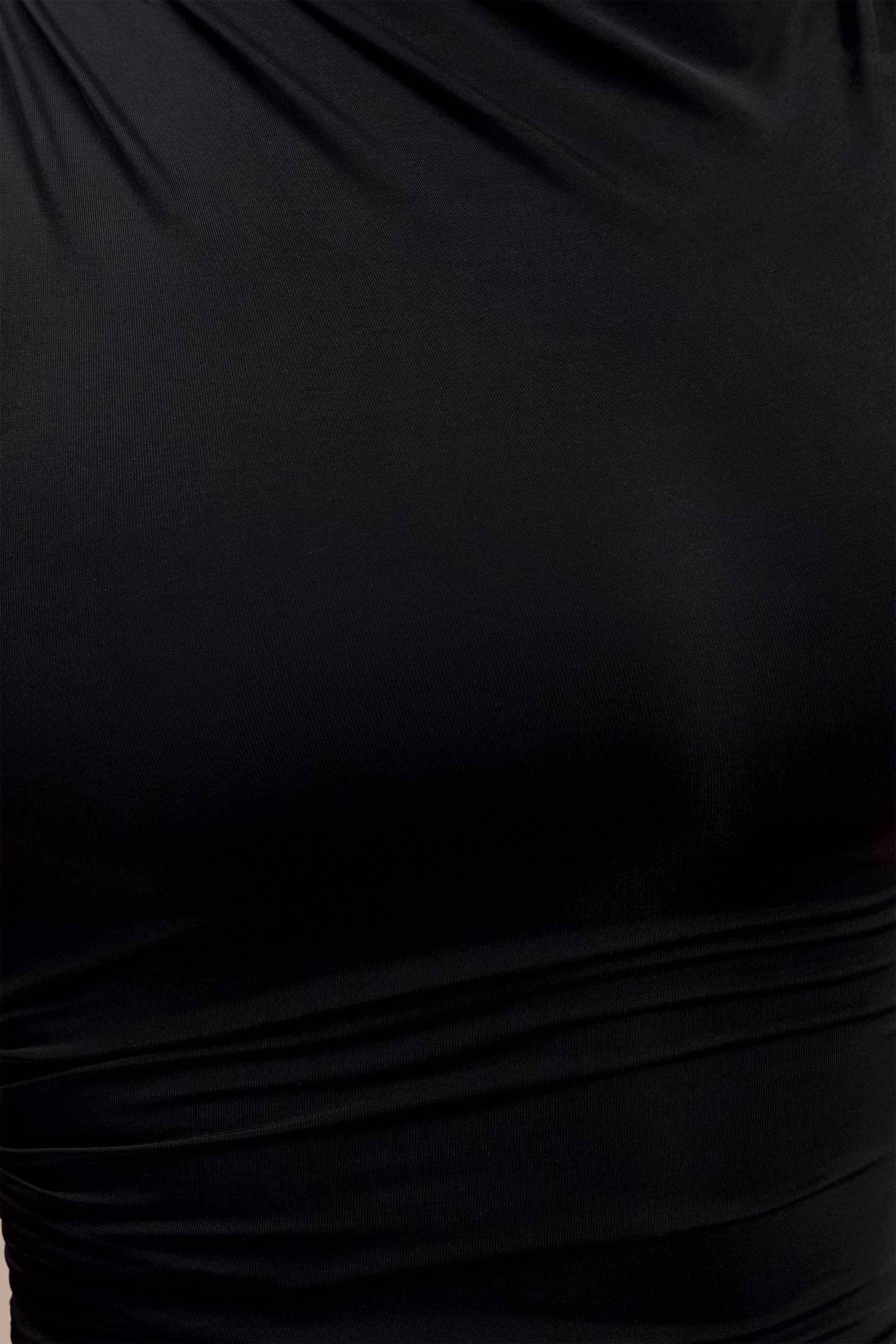 Kaia Slinky Cut Out Maxi Dress - Black、mySite、solidvoid