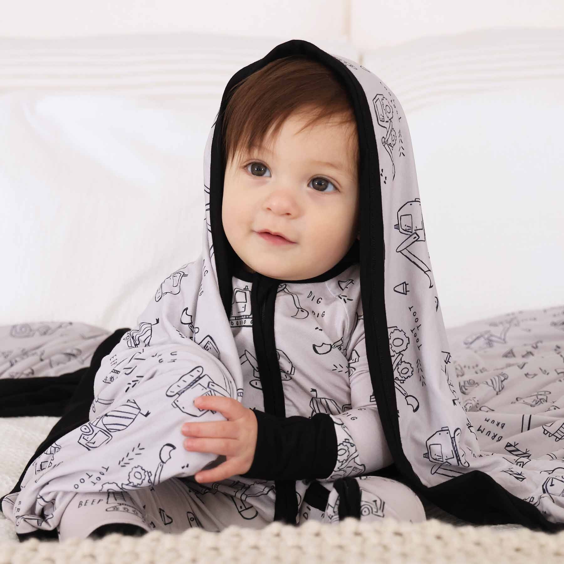  Doodle Dozers Double Sided Bamboo Blanket、mySite、layawaytickets