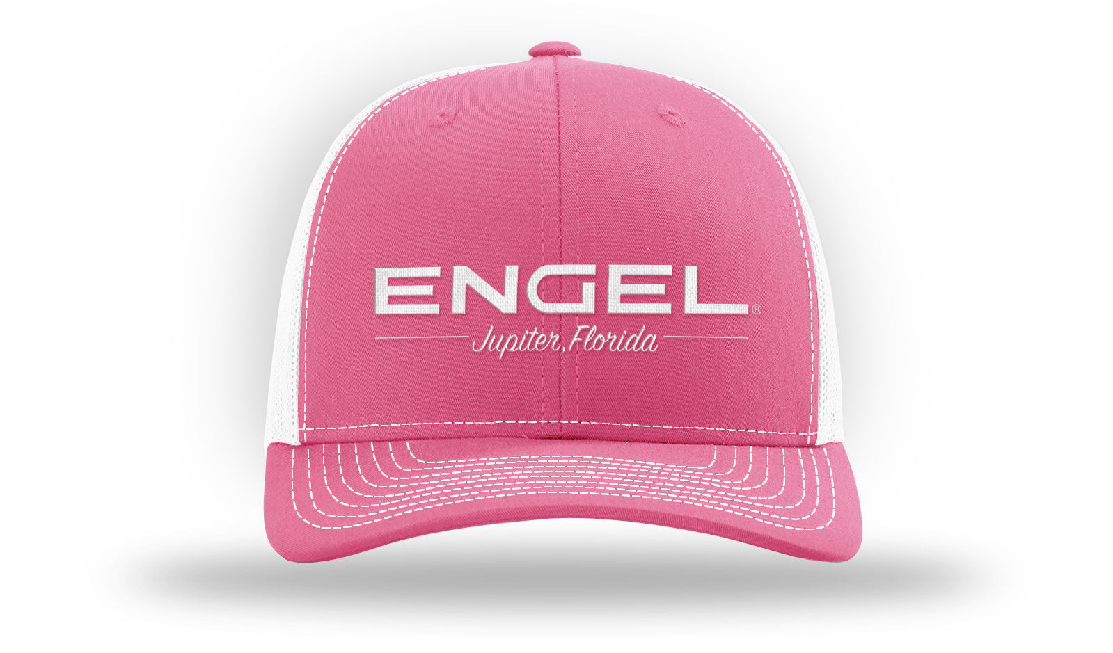 Engel Columbia Hot Pink & White 112 Trucker Cap by Richardson®、mySite、noshort