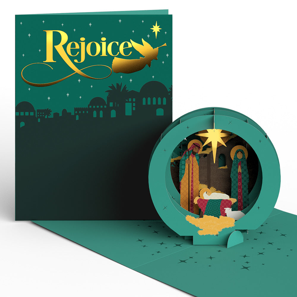 Faithful Christmas Wishes Box Set (Assorted 12-Pack): Paperpop® Card、mySite、solidvoid