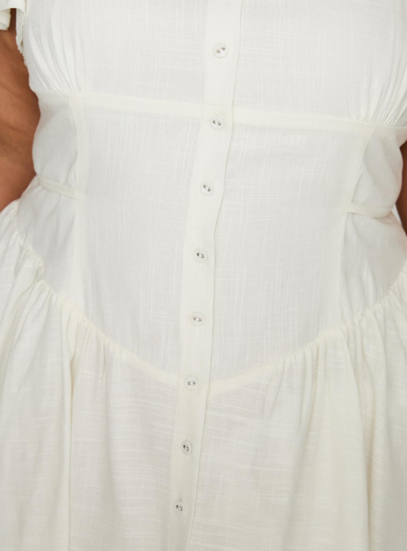 Forever More Mini Dress White Curve、mySite、solidvoid