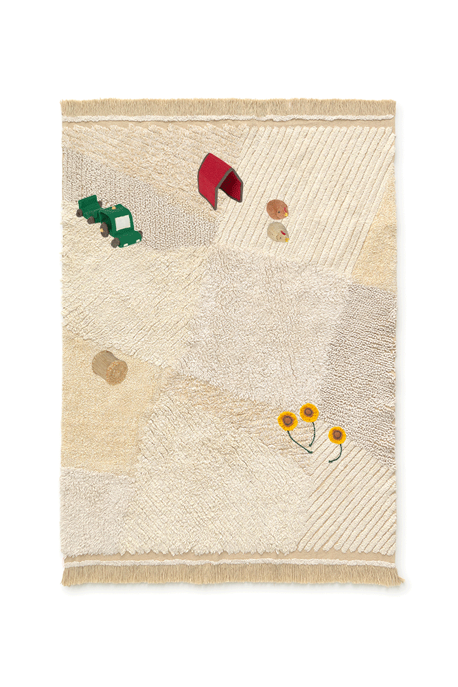 WASHABLE PLAY RUG FARM FIELDS、mySite、gigharbornorthrealestate