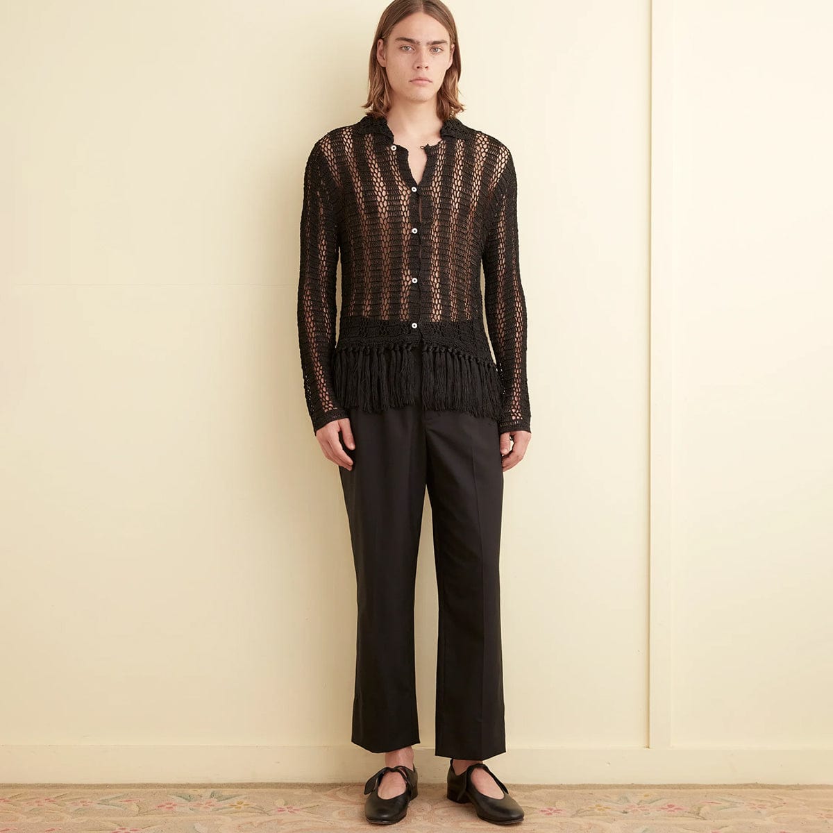 CROCHET FRINGE SHIRT、mySite、zt4zffjzw