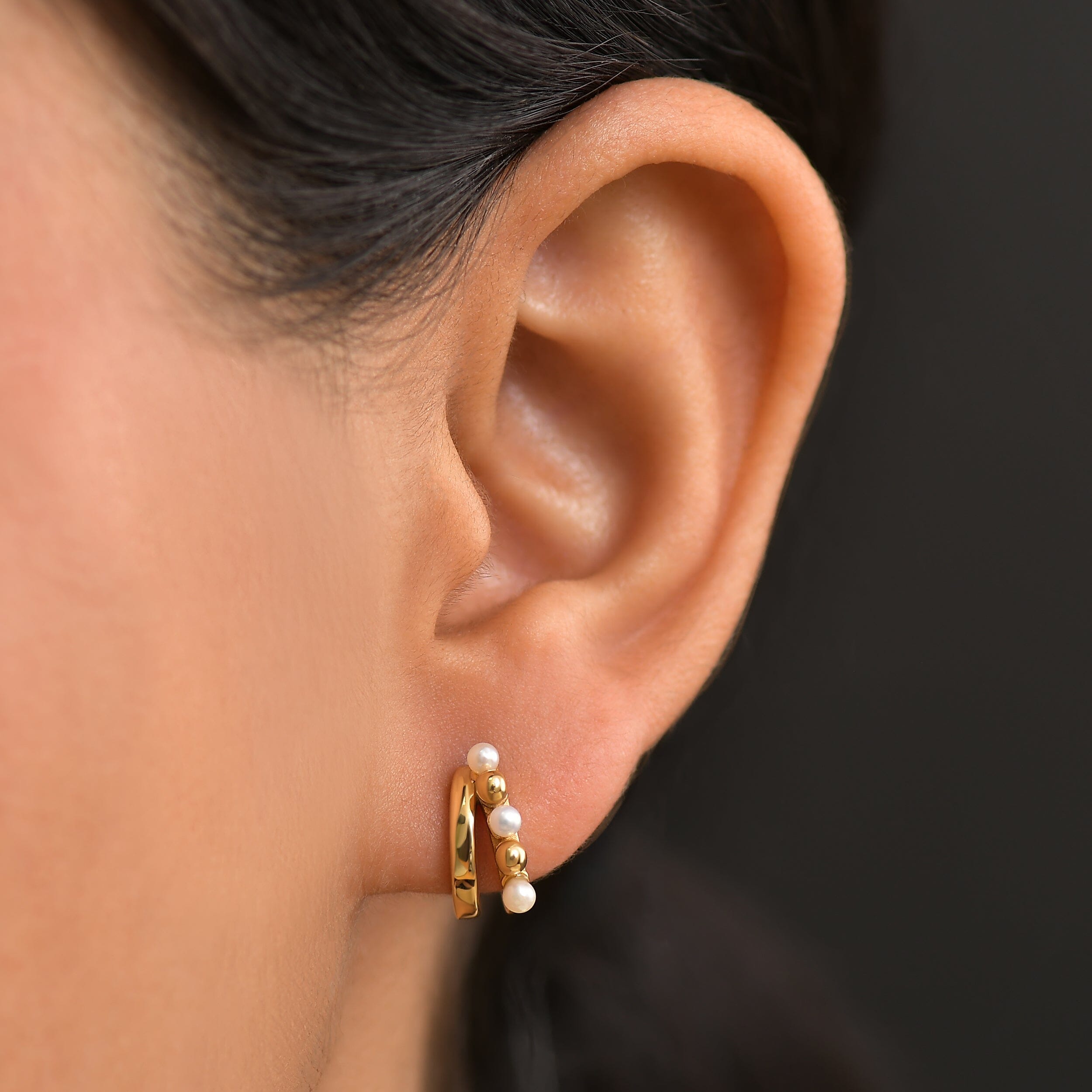 Pearl Earrings - Gali Hoops、mySite、hinf8tx79
