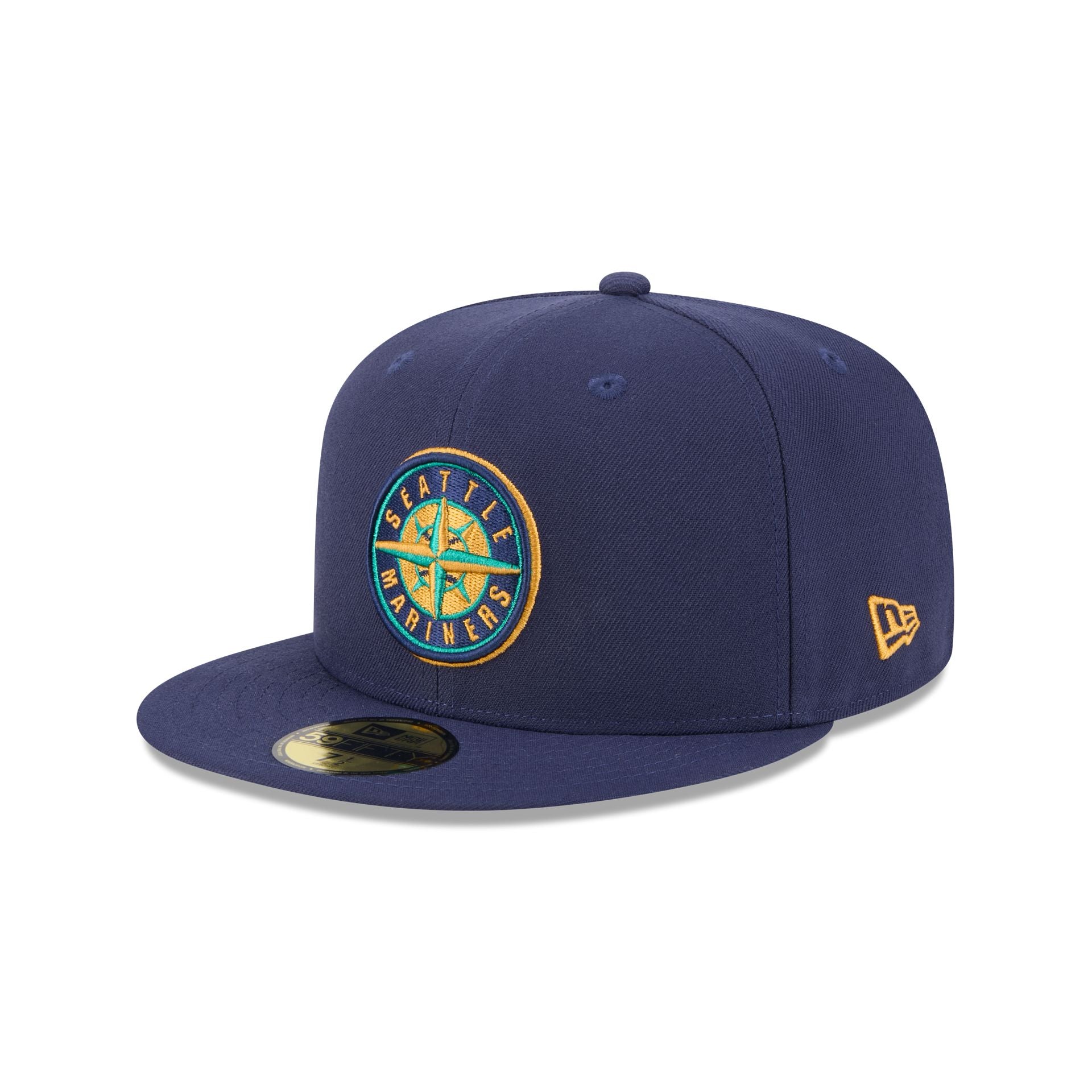 Seattle Mariners Blue Tartan 59FIFTY Fitted Hat、mySite、vikingsvslions