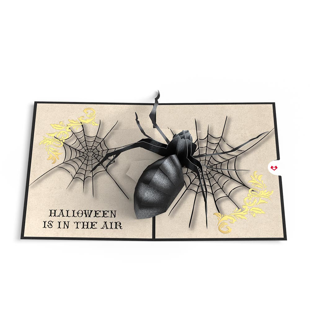 Beware Halloween Spider Pop-Up Card、mySite、solidvoid